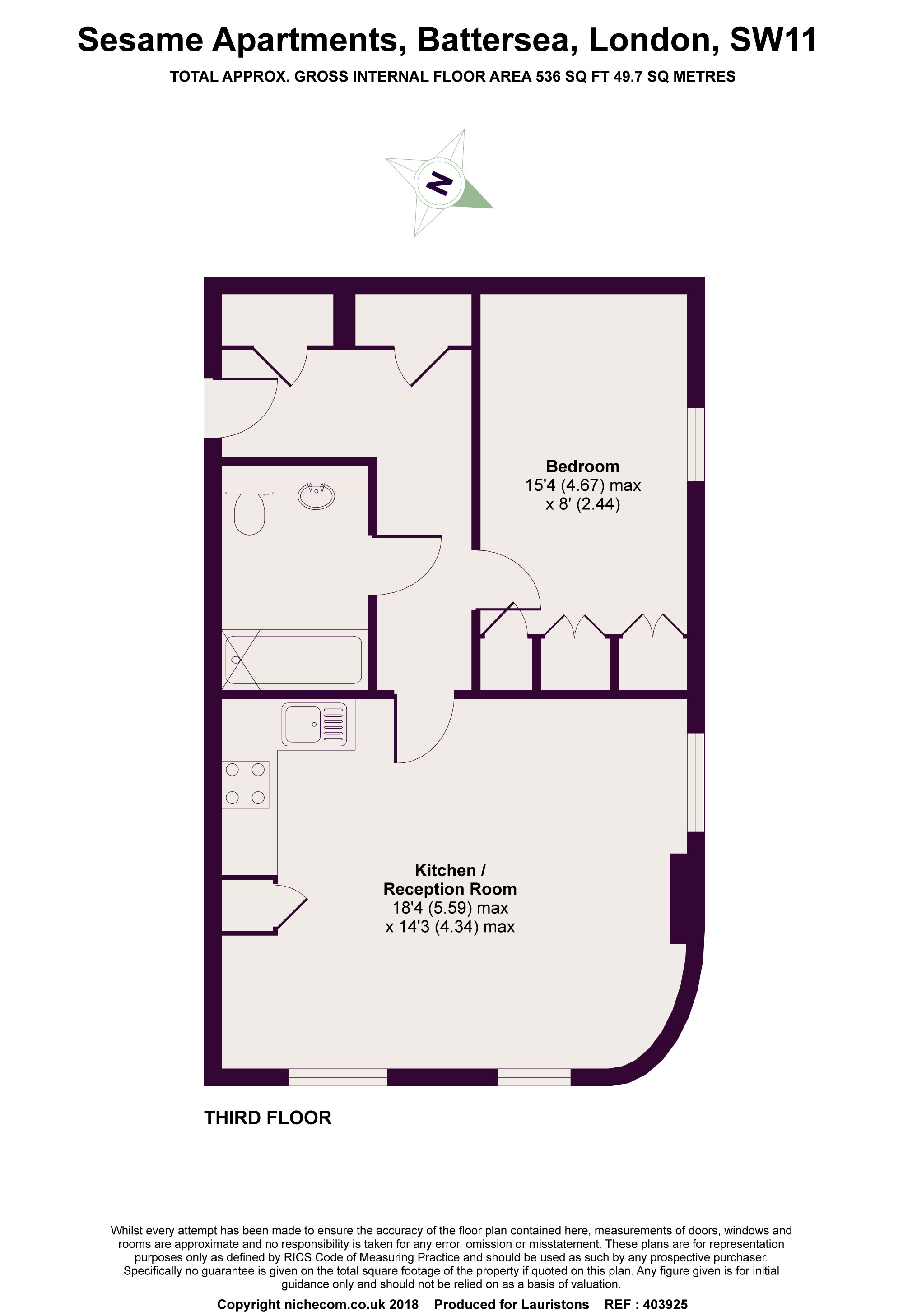 1 Bedrooms Flat for sale in Sesame Apartments, Battersea SW11