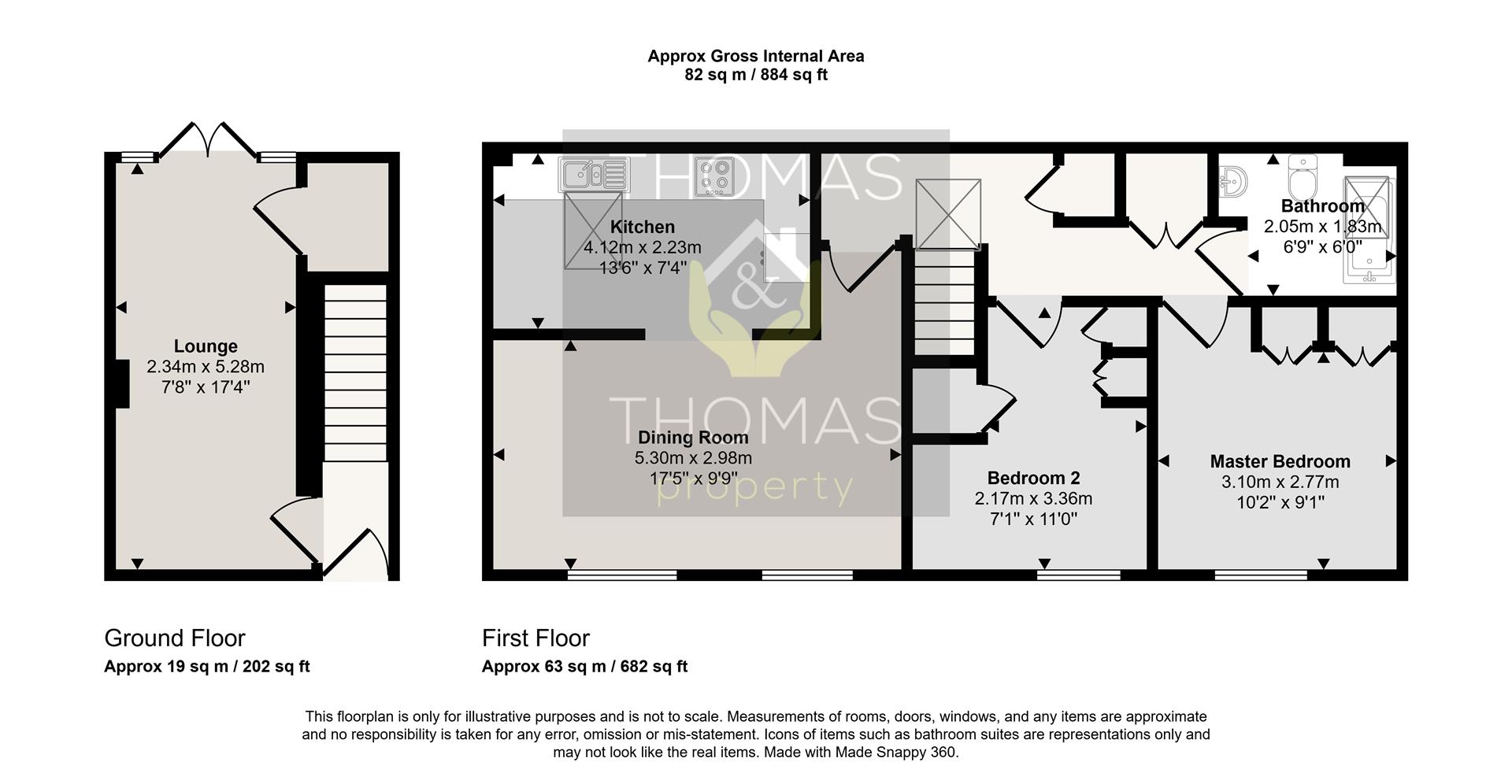 2, Catherine Place, Gloucester floorplan