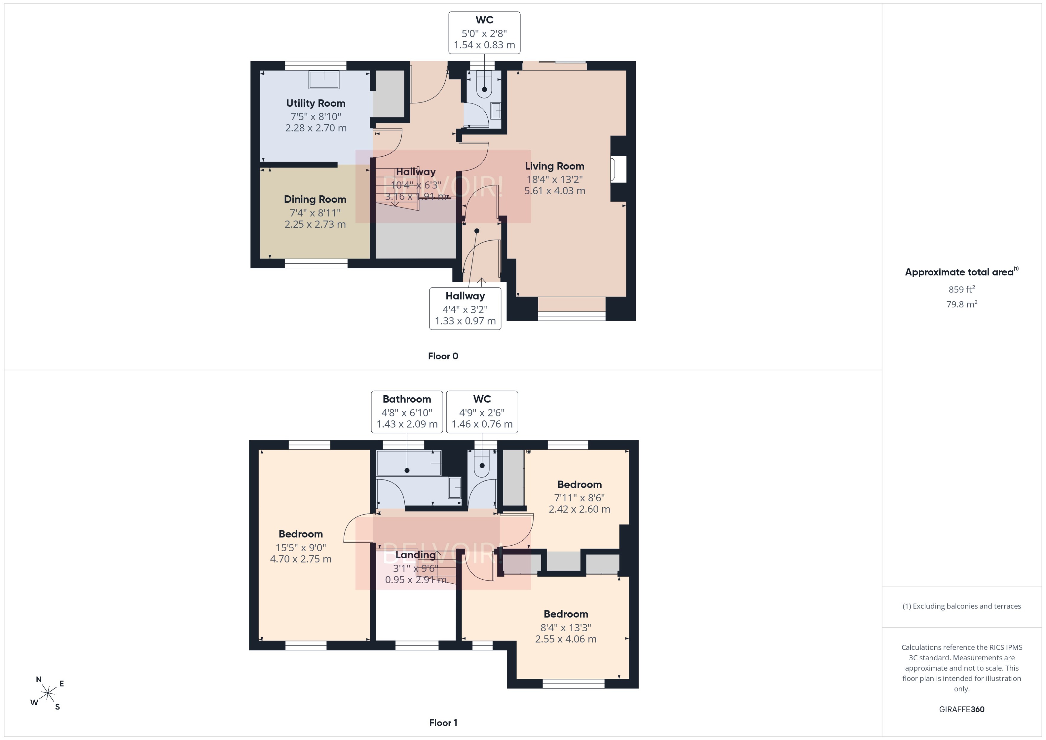 6, Kerry Place, Wrexham floorplan