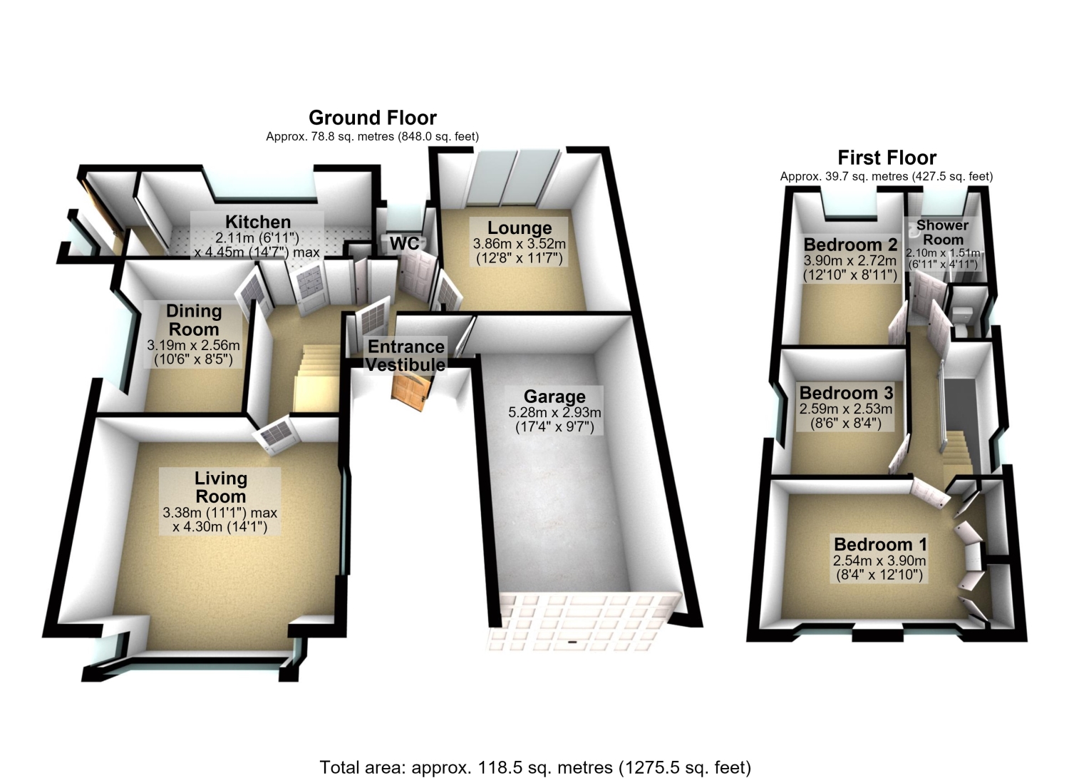 8, Bedford Grove, Stoke-on-Trent floorplan