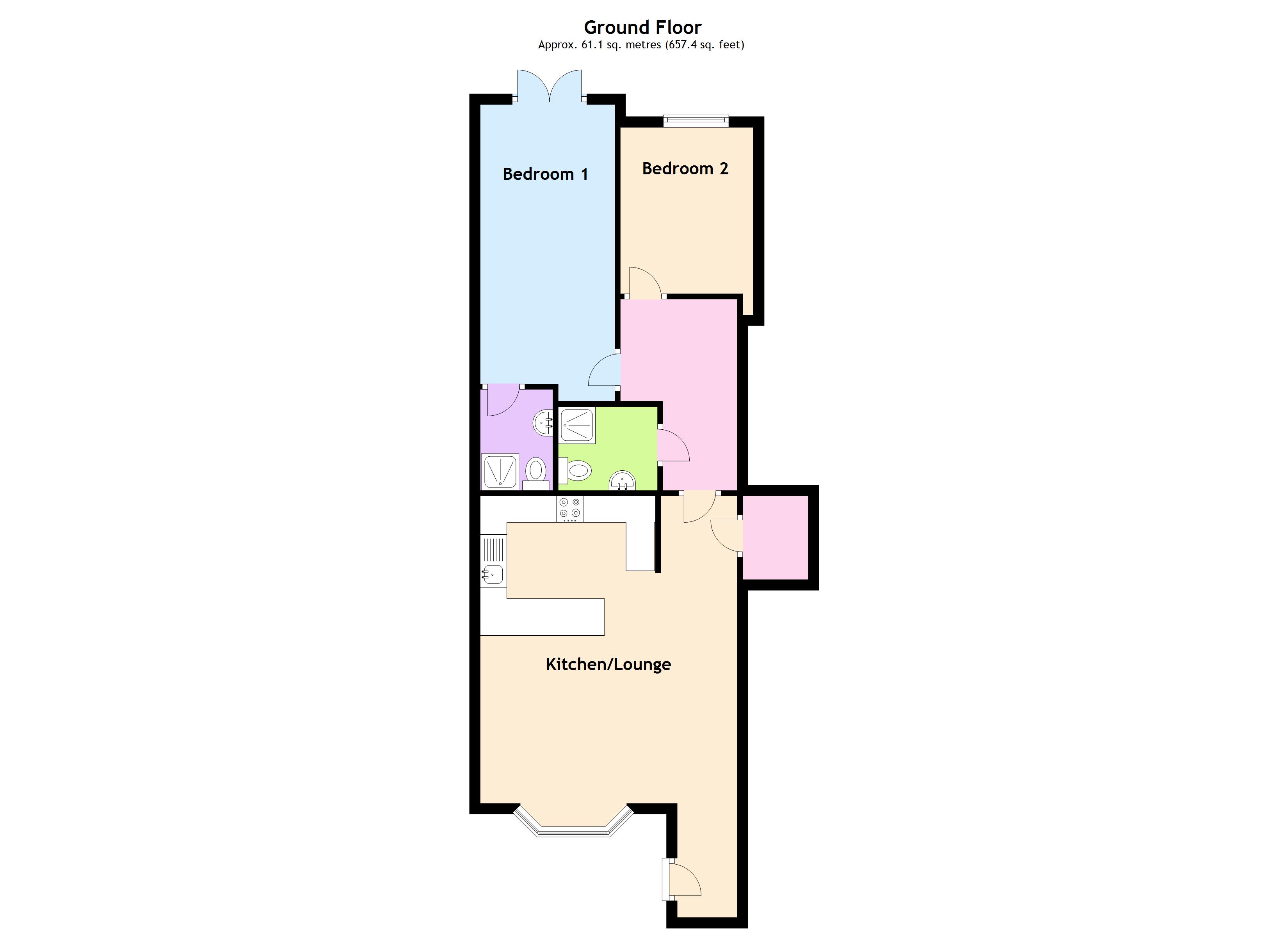 Northfields, Stansted, Essex CM24, 2 bedroom flat to rent 63419249