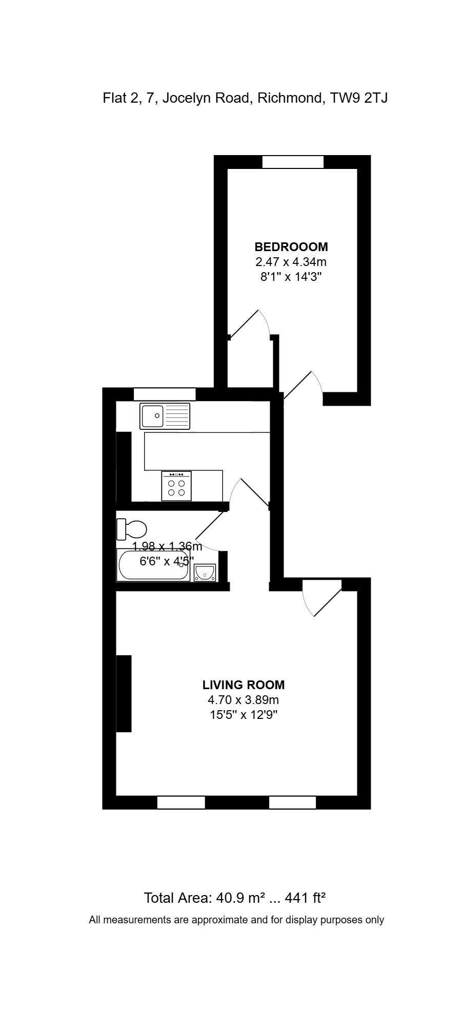7, Jocelyn Road, Richmond floorplan