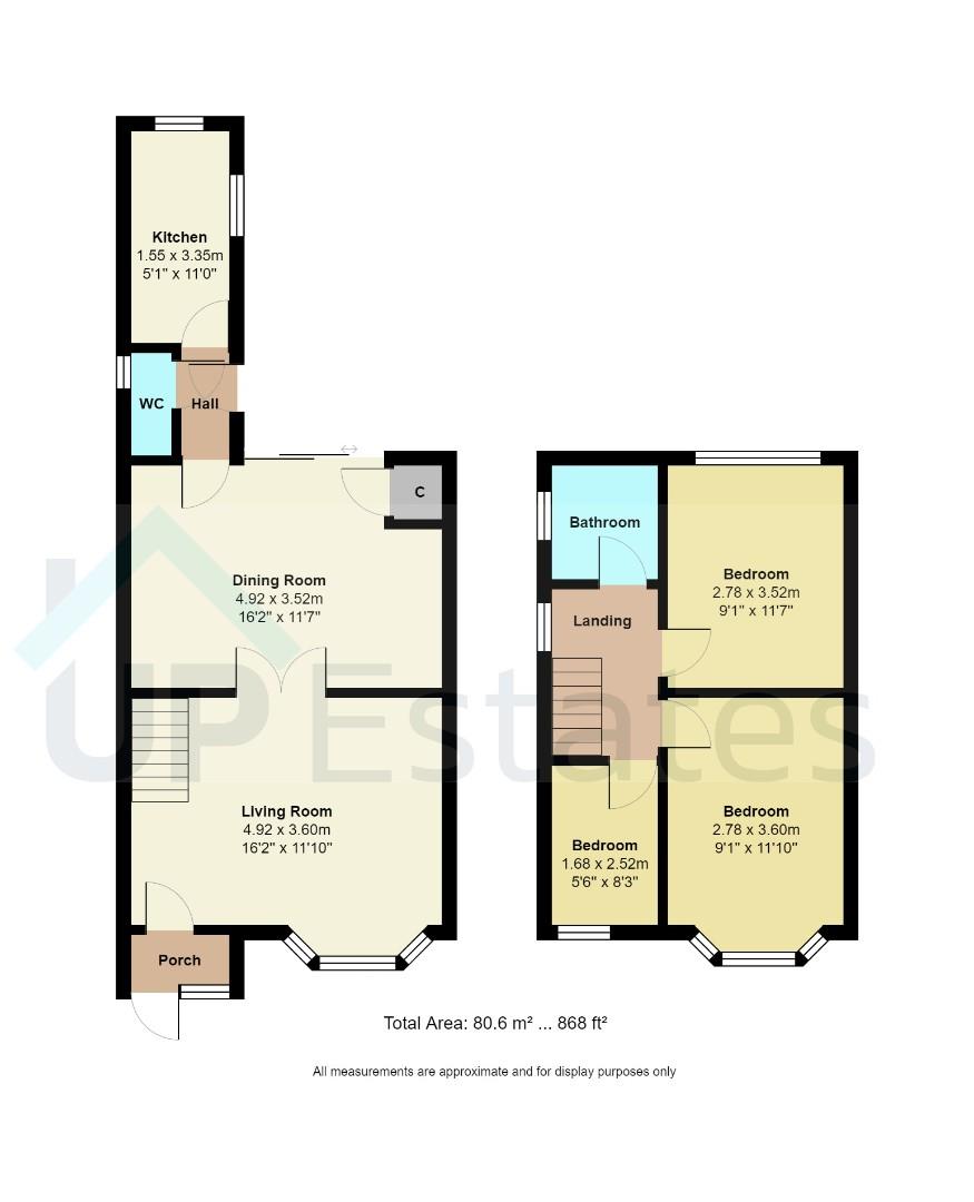 94, Ansley Road, Nuneaton floorplan