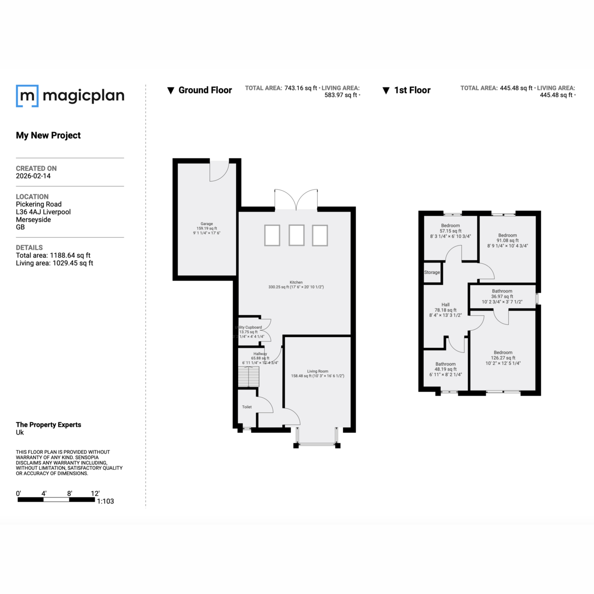 19, Pickering Road, Liverpool floorplan