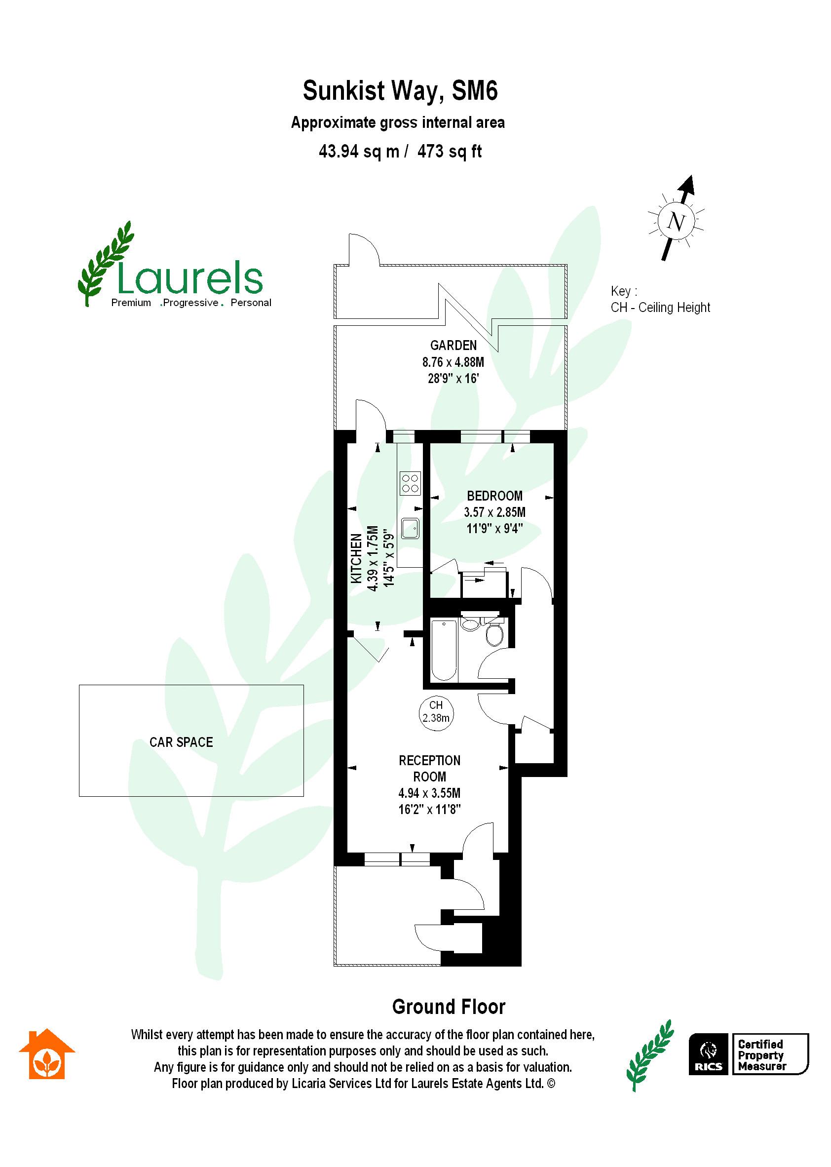 Sunkist Way, Wallington SM6, 1 bedroom for sale 58185298