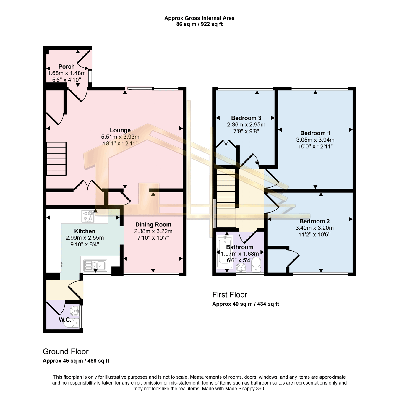 15, Carfax Close, Bexhill-on-Sea floorplan