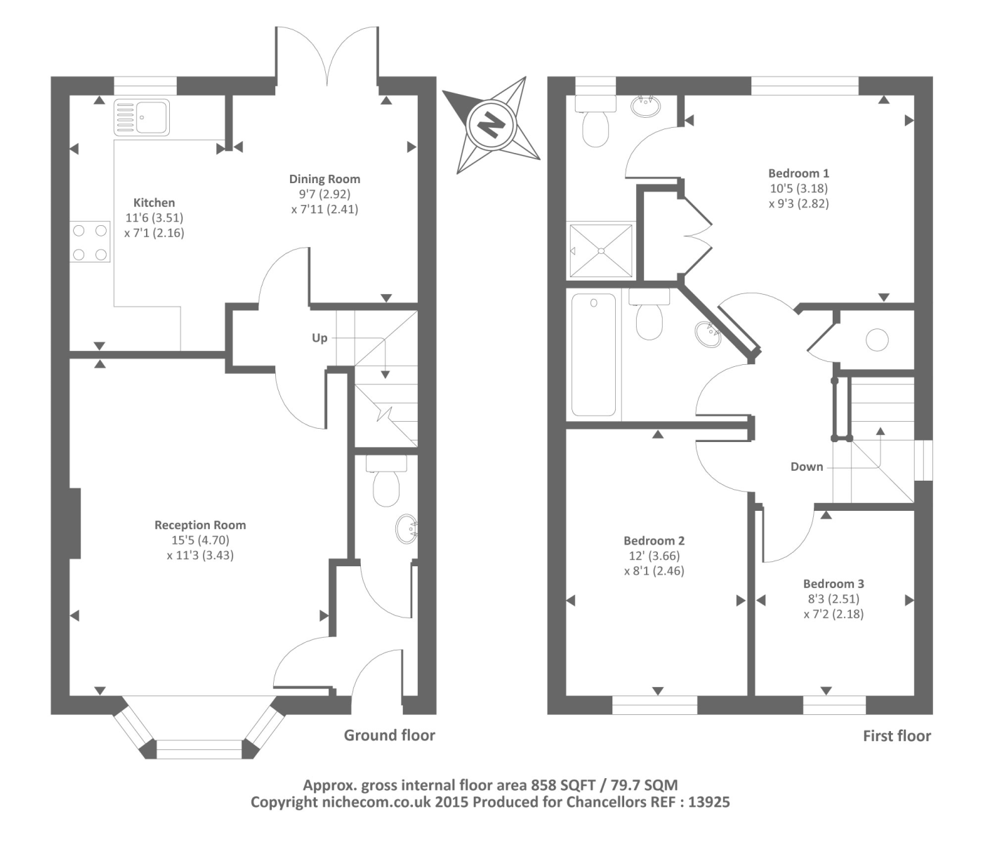 3 Bedrooms Semi-detached house to rent in Newbury, Berkshire RG14