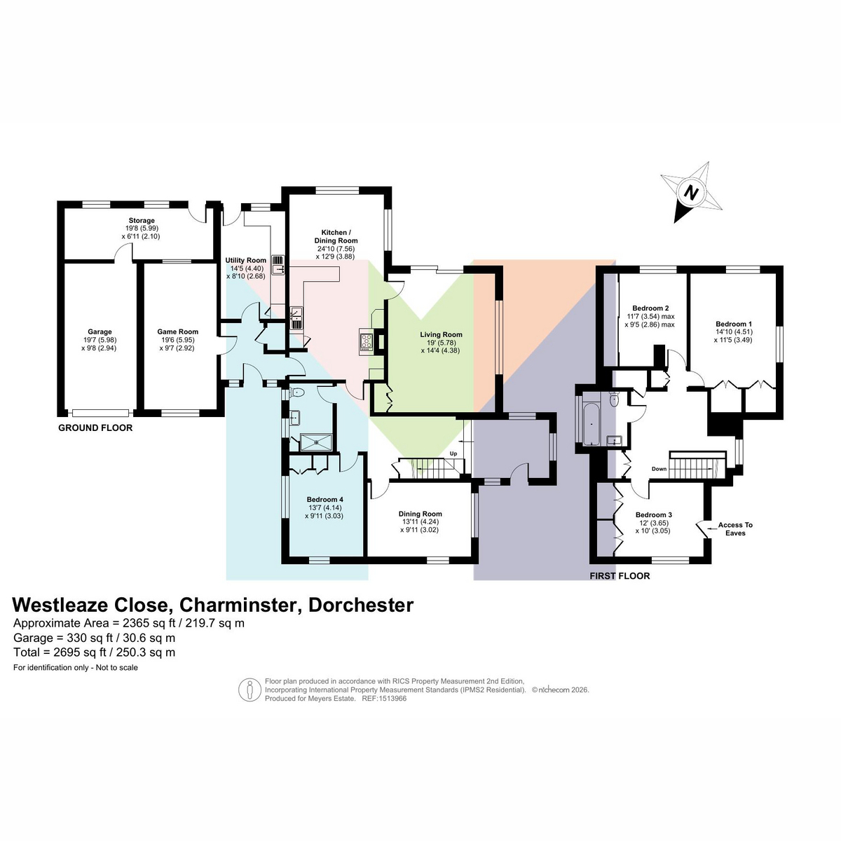 5, Westleaze Close, Dorchester floorplan