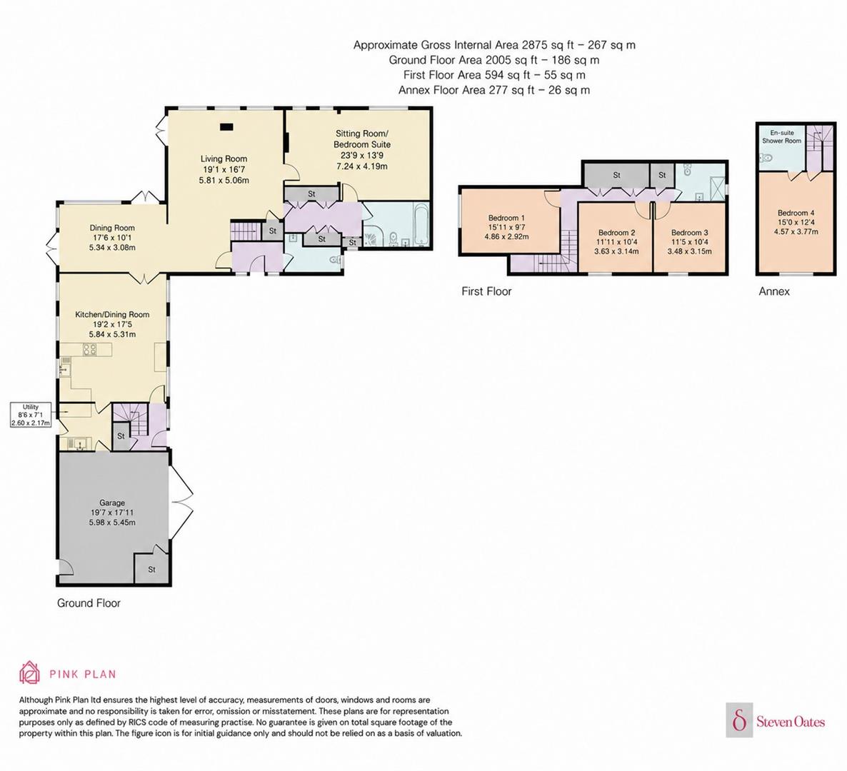 Old Manor Cottage, Bucks Alley, Little Berkhamsted floorplan