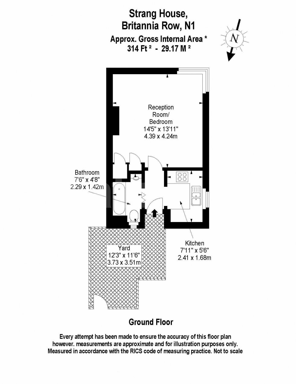 Britannia Row, London floorplan