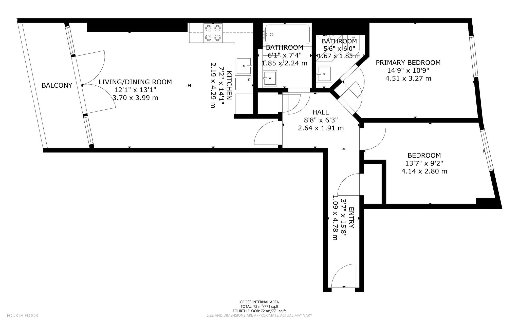 Gotts Road, Leeds floorplan
