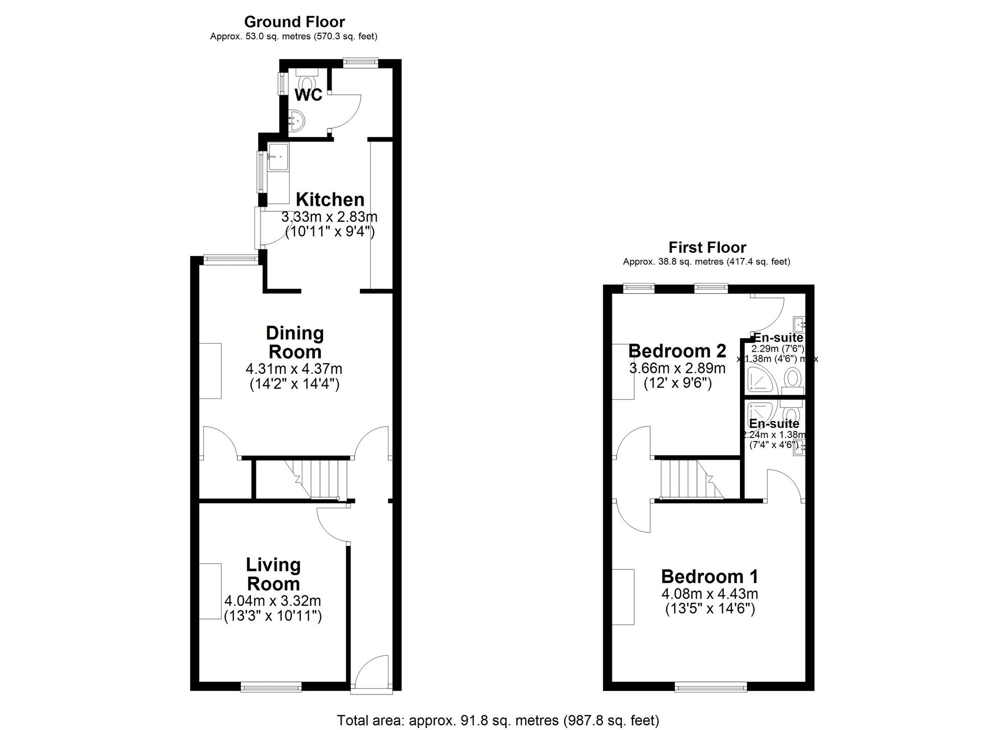 38 Roman Road, Warrington floorplan