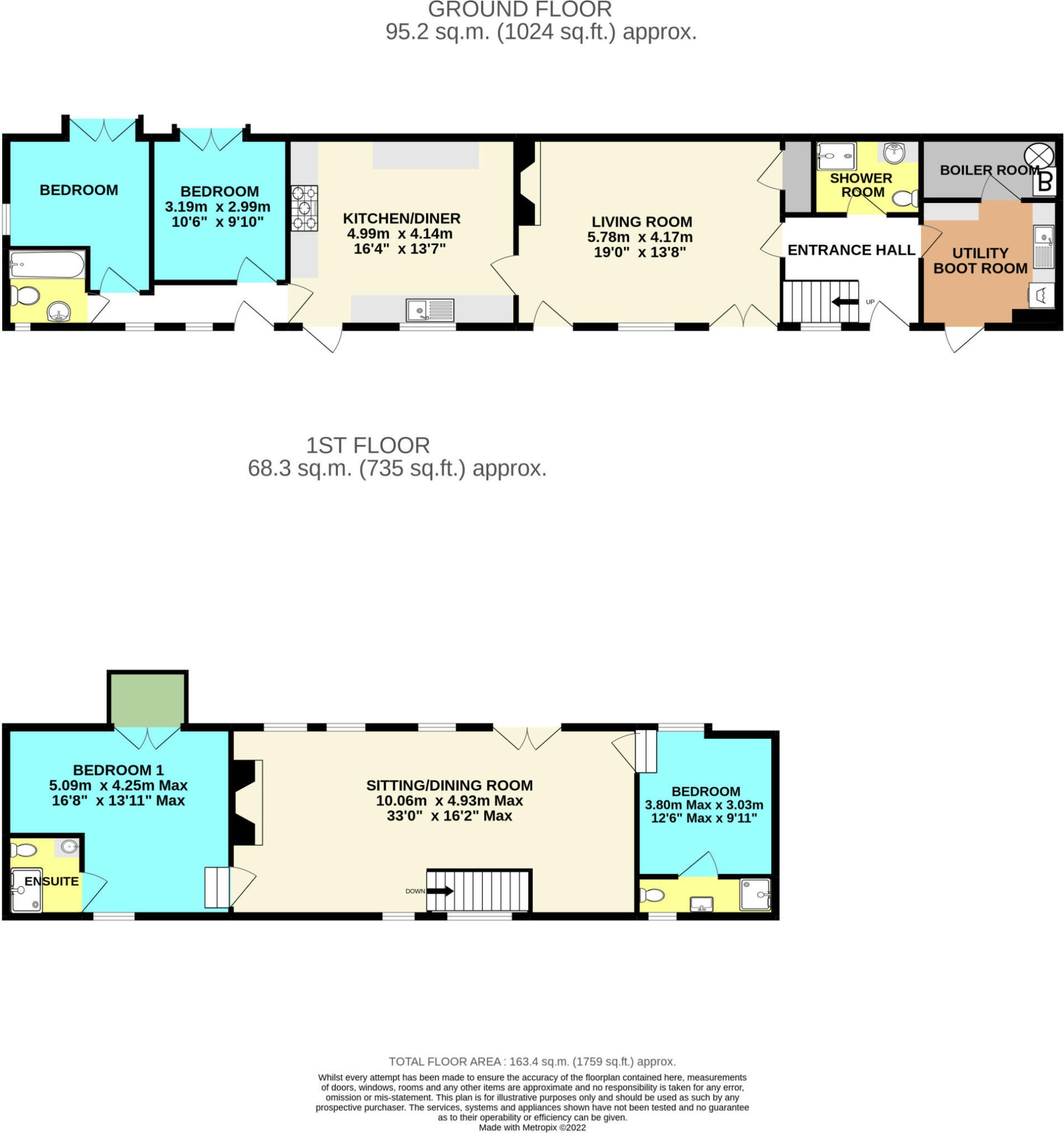 The Old Barn, Higher Wringworthy Farm, Looe floorplan