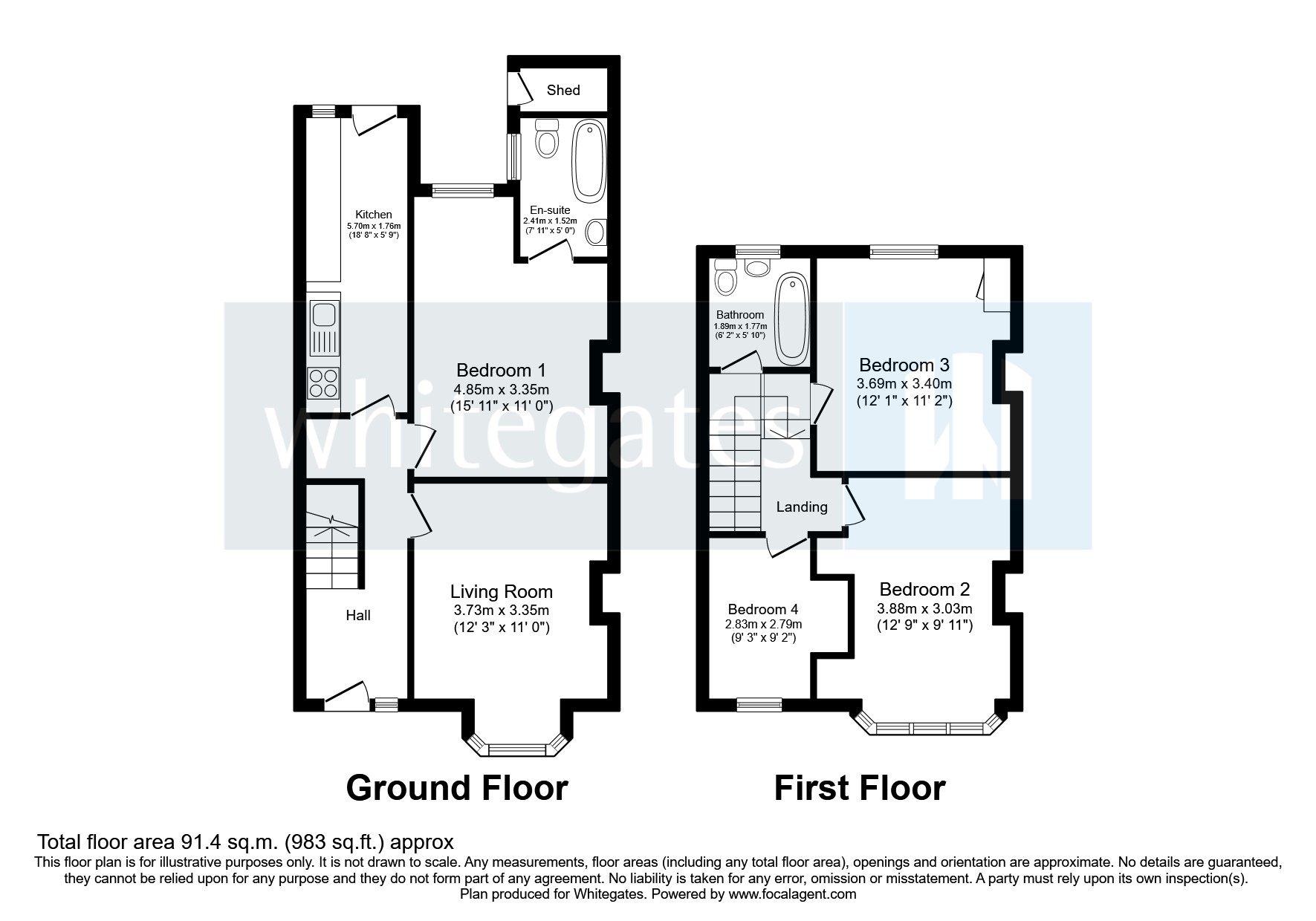 188, Ruskin Road, Cheshire floorplan