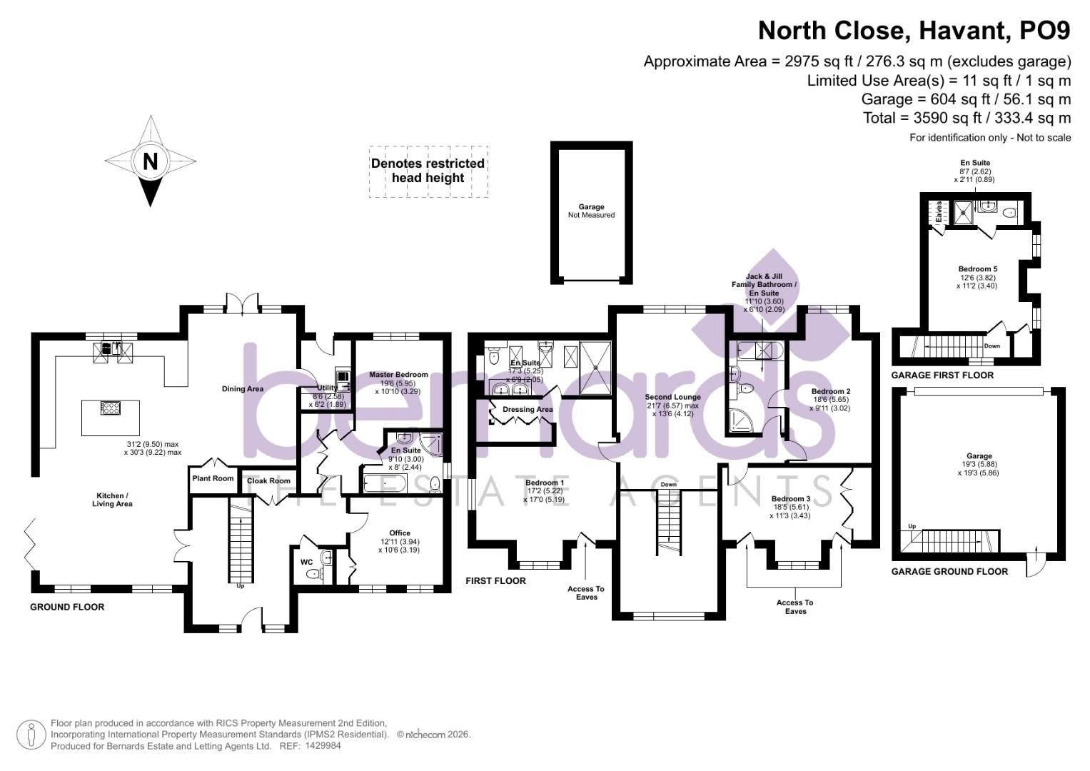7A, North Close, Havant floorplan