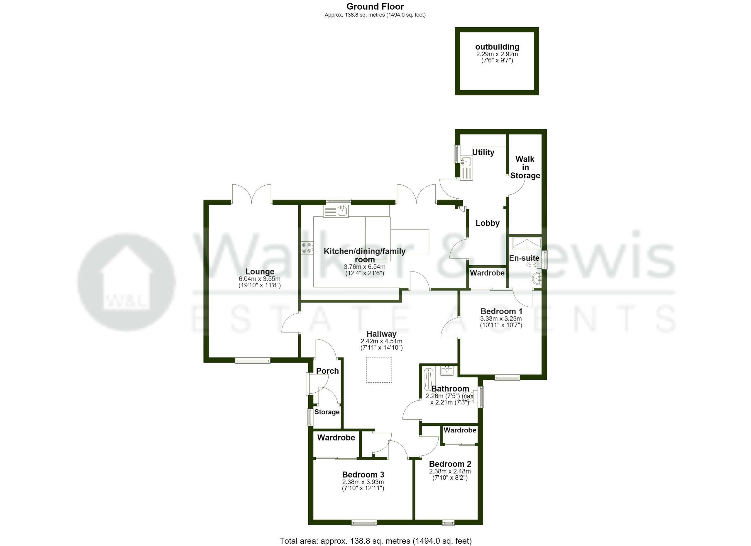 89 Lakeside Gardens, Merthyr Tydfil floorplan