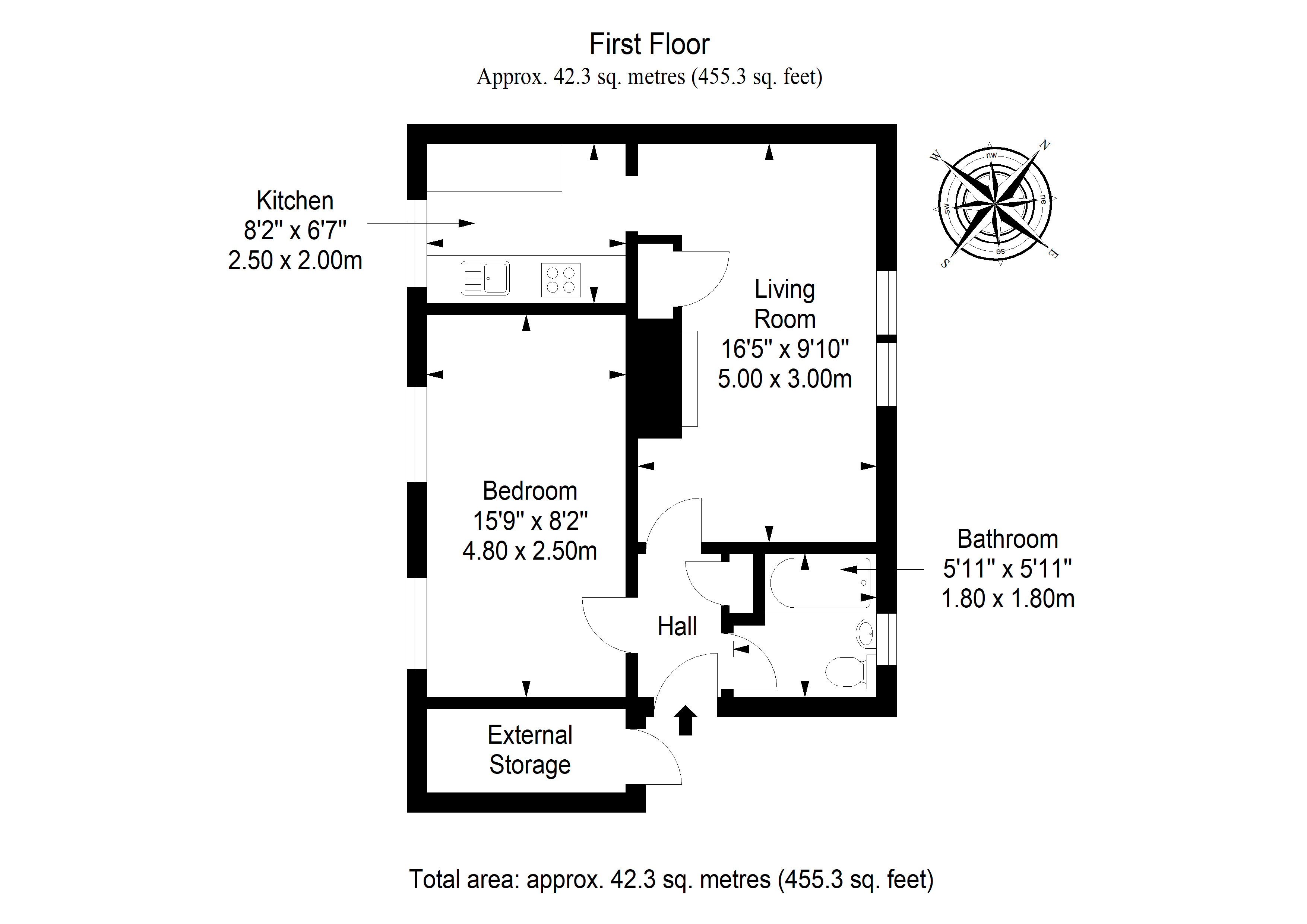 33/3, Christian Crescent, Edinburgh floorplan