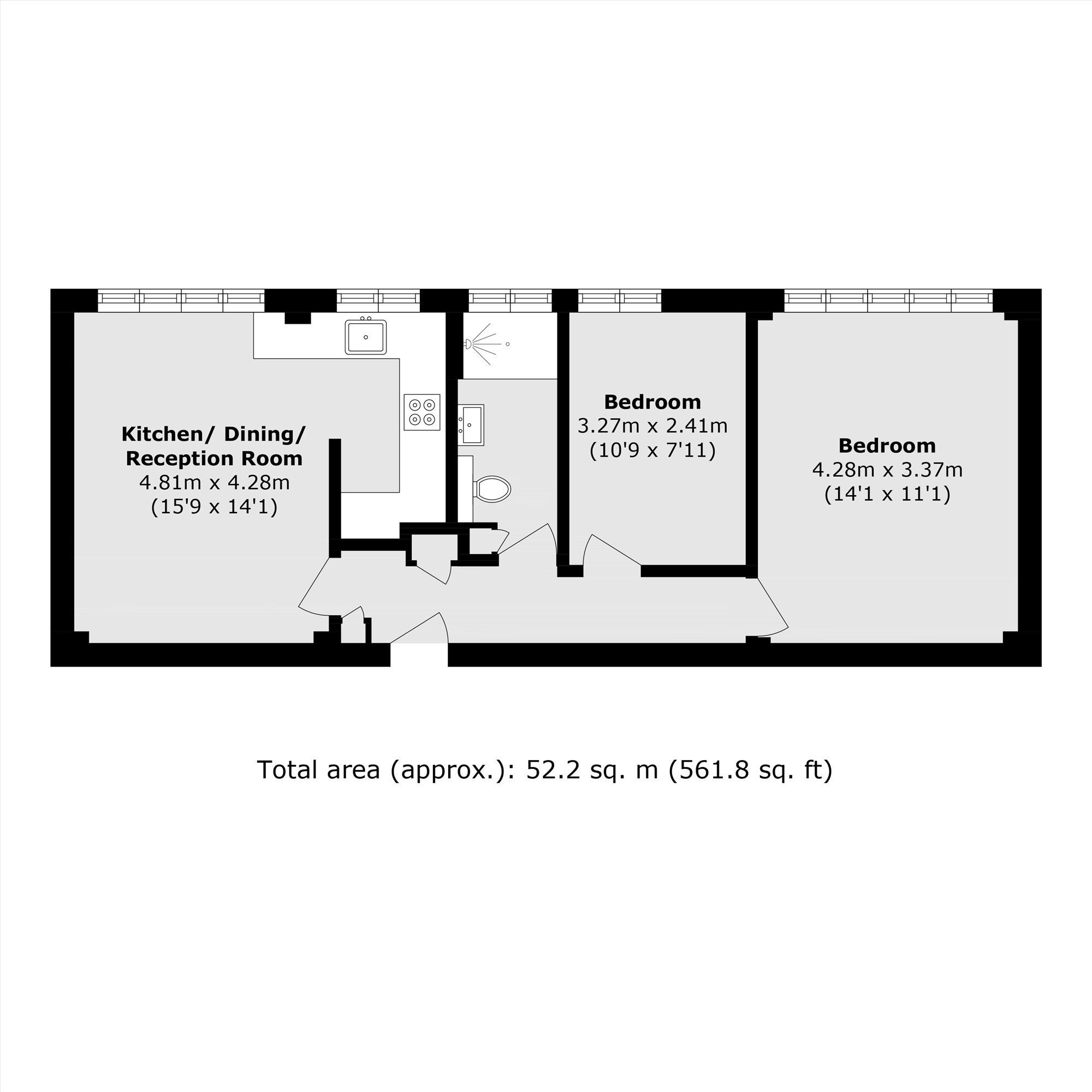 Acre Lane, London floorplan