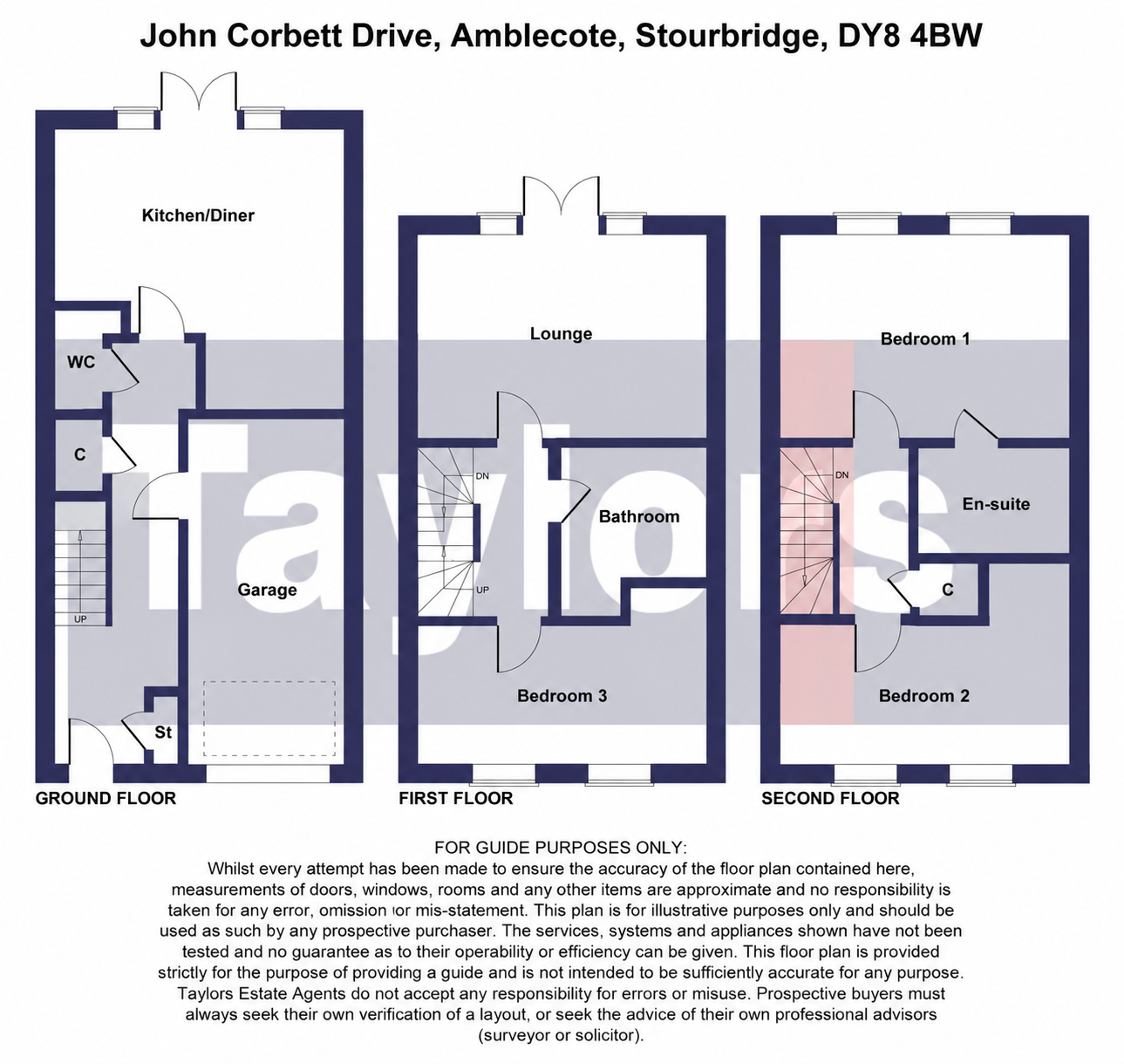 12, John Corbett Drive, Stourbridge floorplan