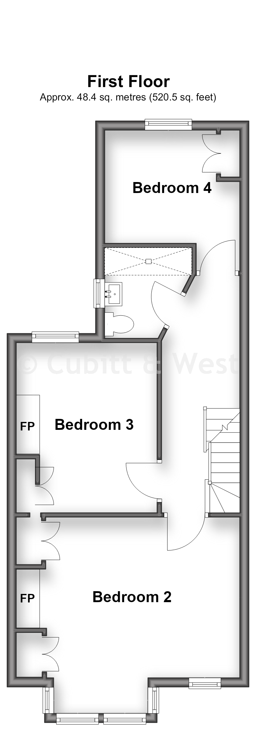 42, Bates Road, Brighton floorplan