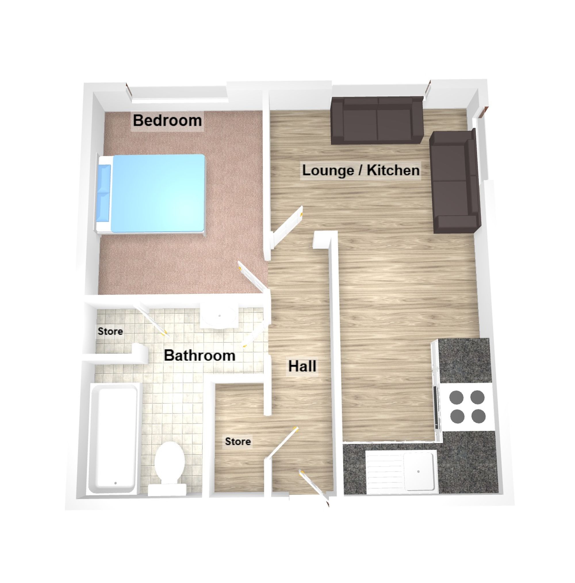 Flat 8, 19 Bandy Fields Place, Salford floorplan