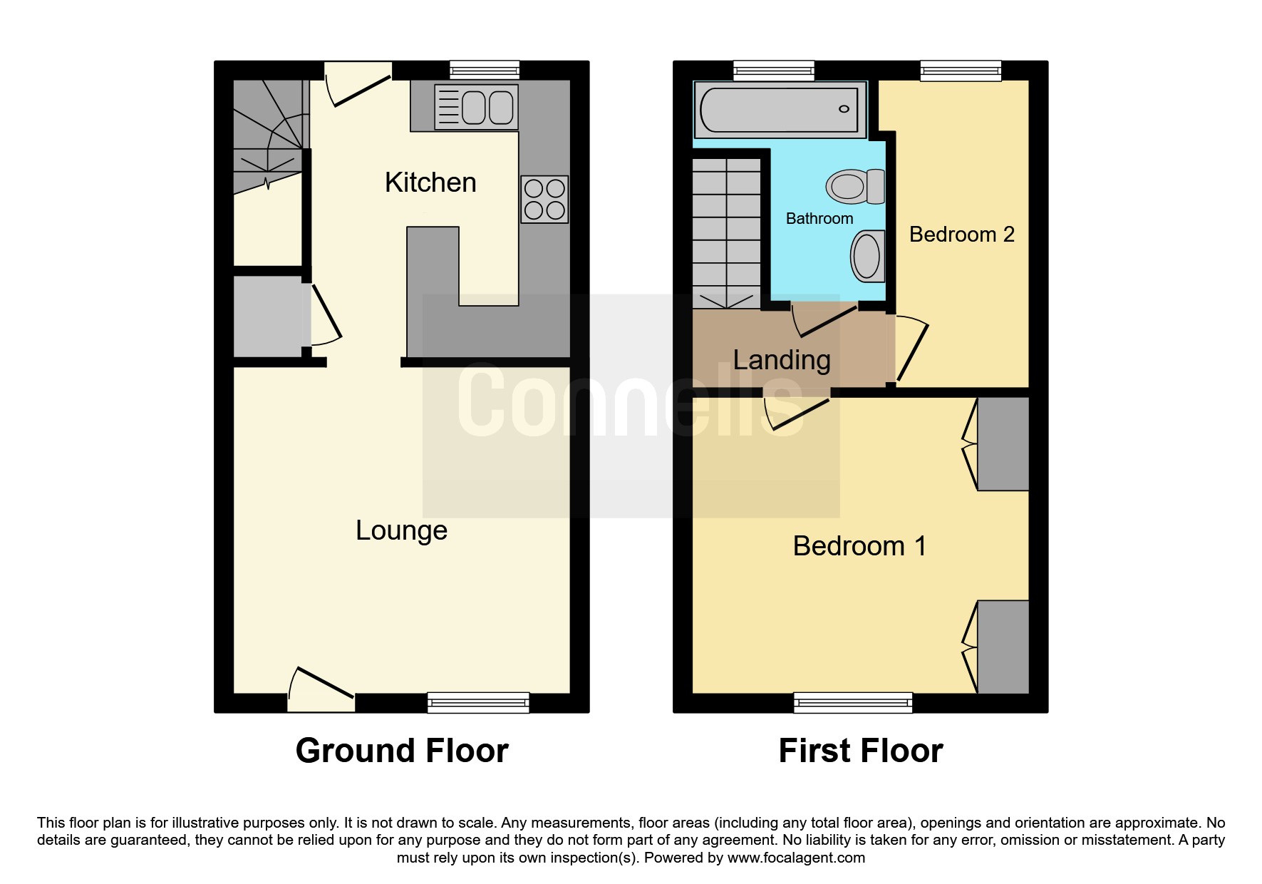 14, Shop Lane, Stafford floorplan