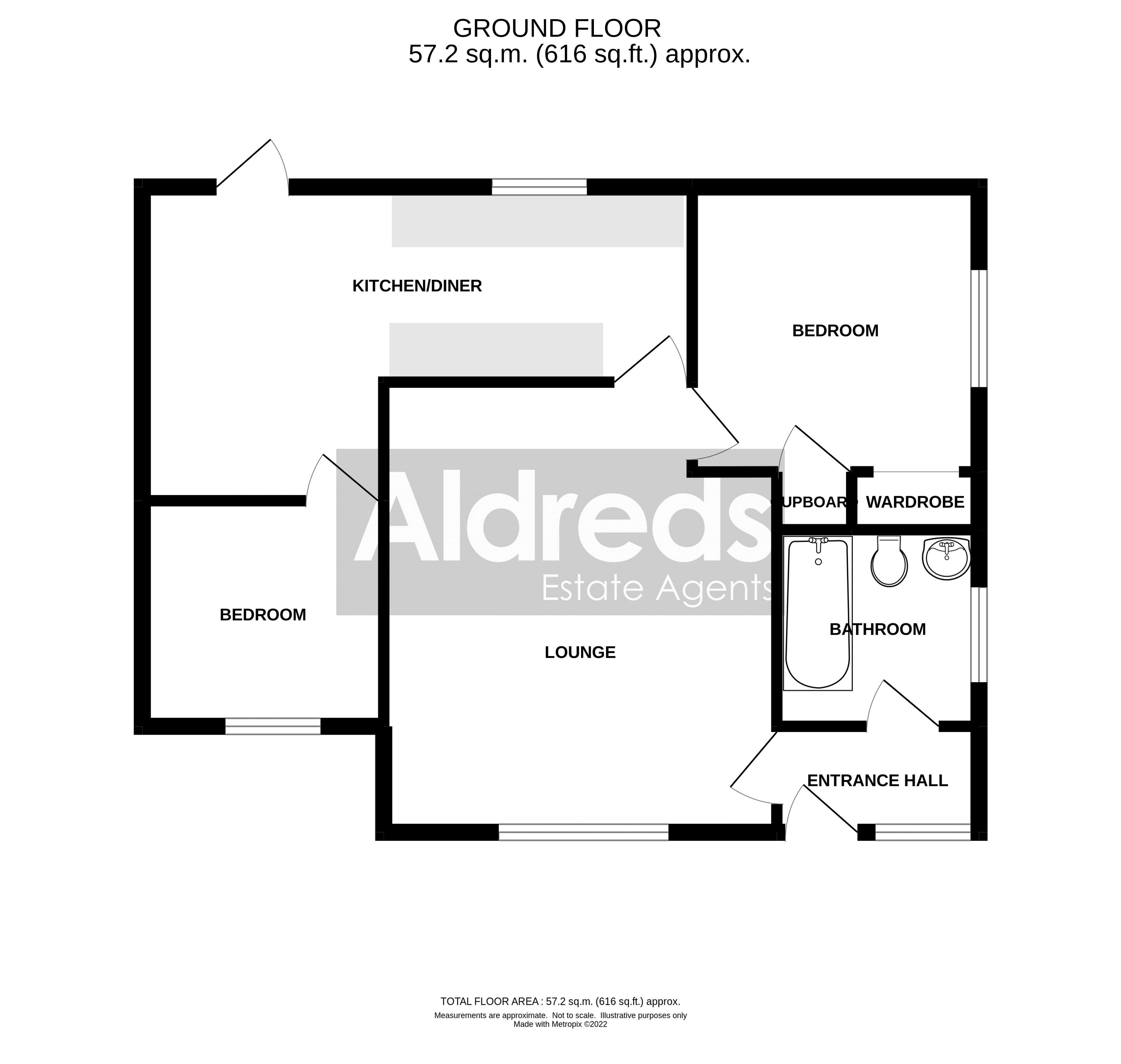 Clover Way, Bradwell, Great Yarmouth NR31, 2 bedroom detached bungalow