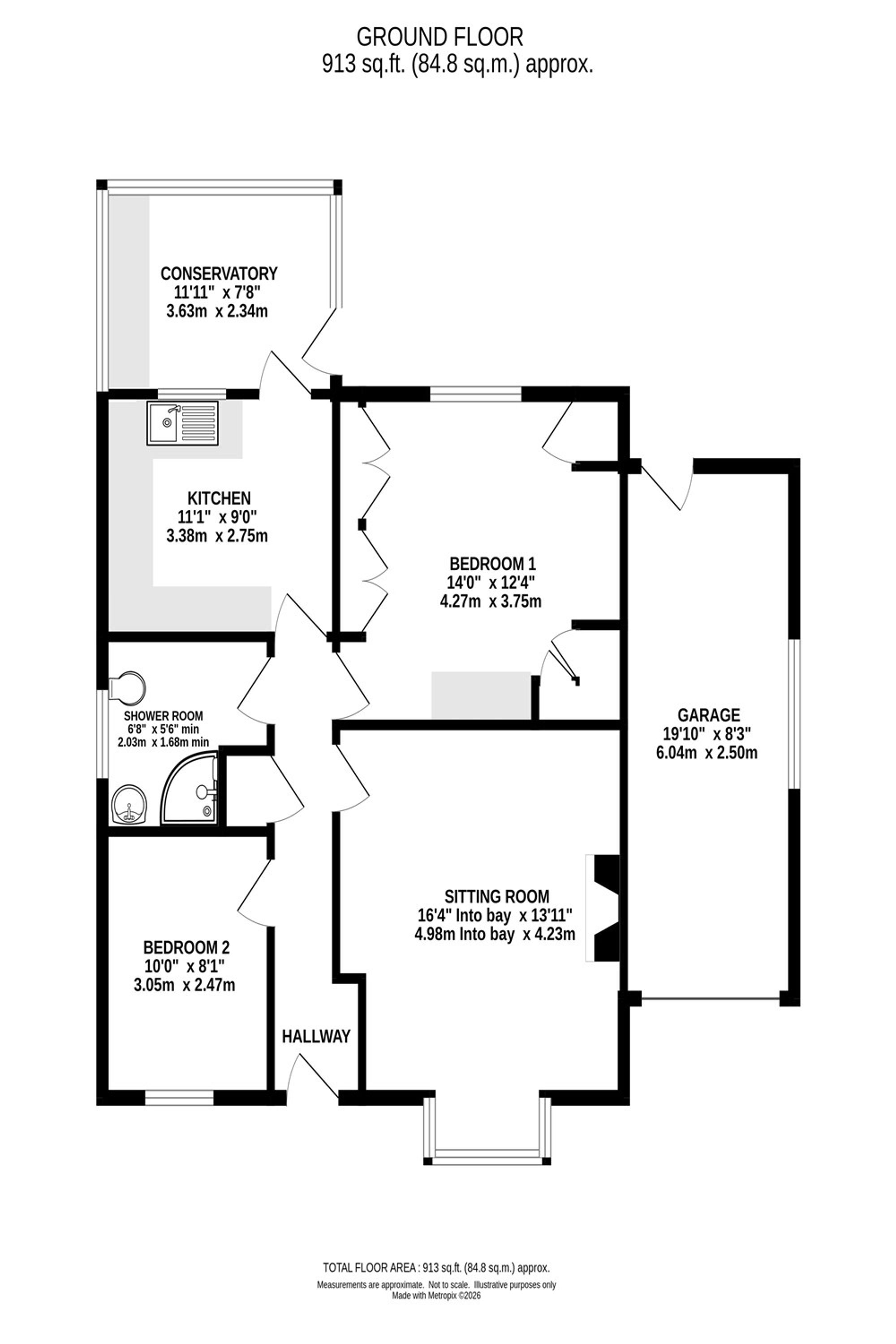 35 Woodbrook, High Peak floorplan