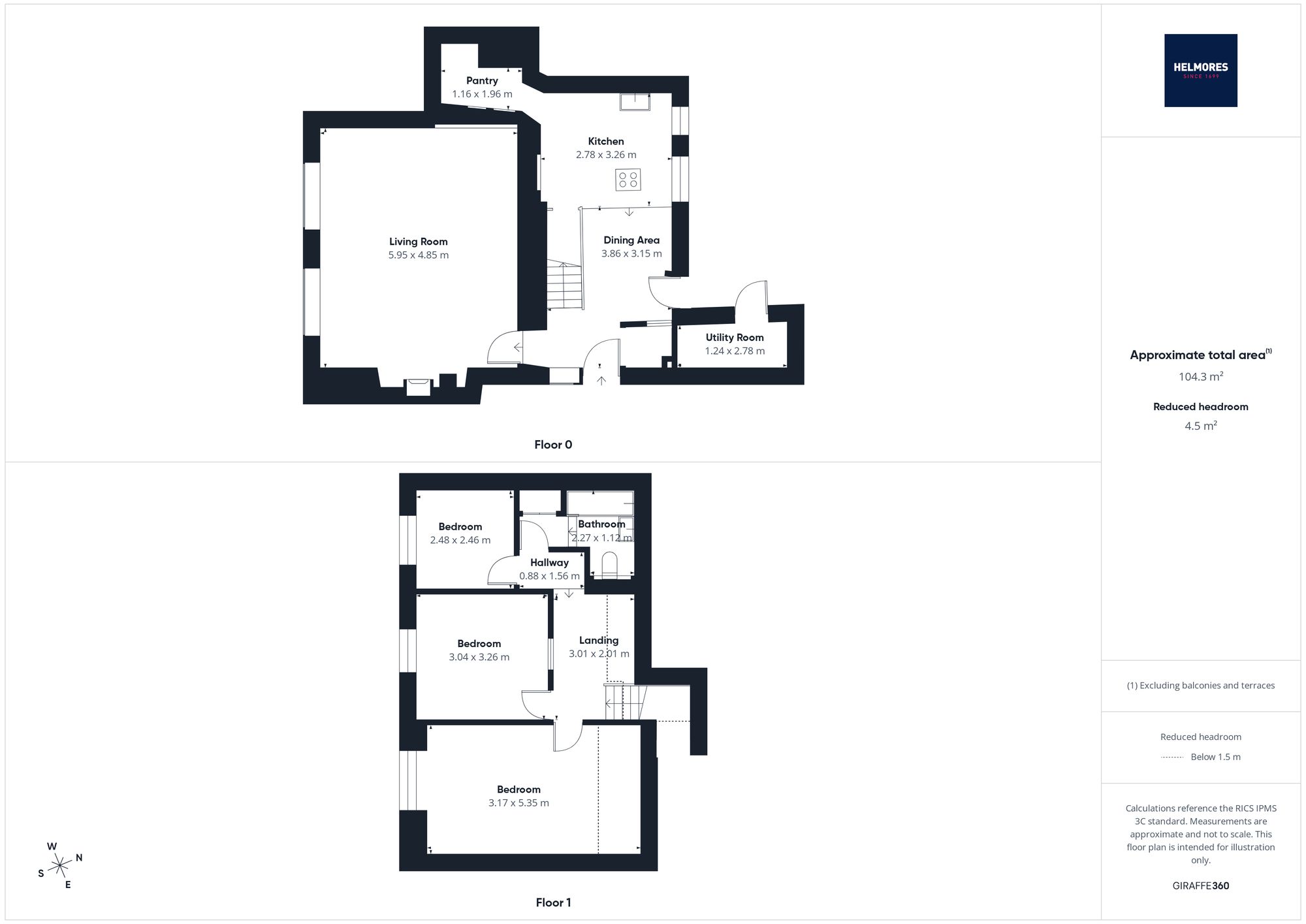 11, Uton, Crediton, EX17 floorplan