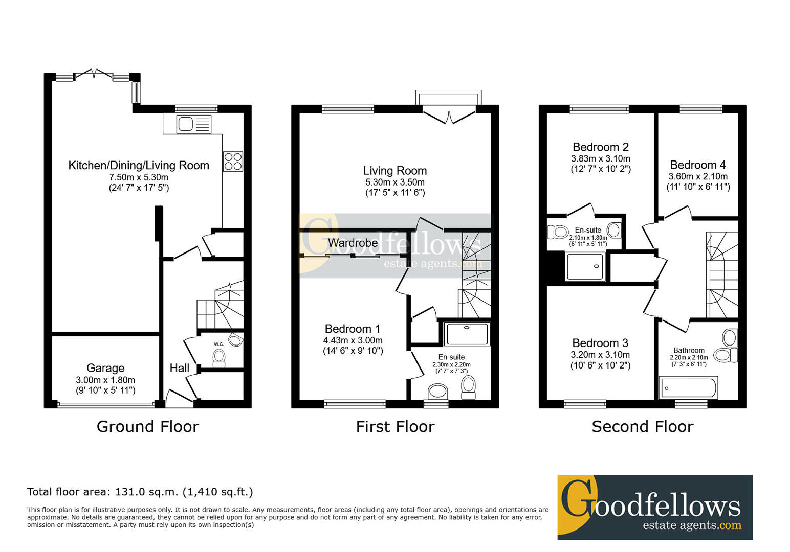 43, Housesteads Close, Wallsend floorplan