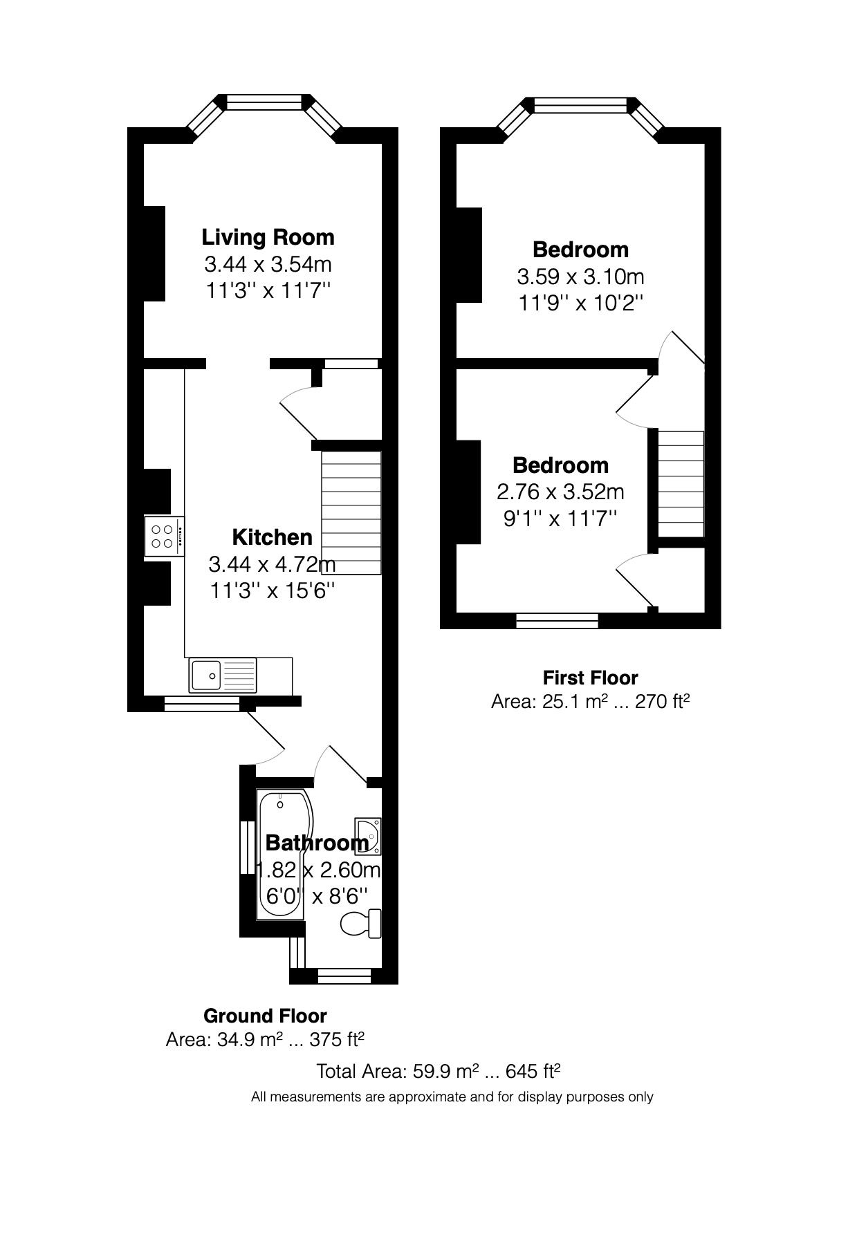 64 Toronto Terrace, Brighton floorplan