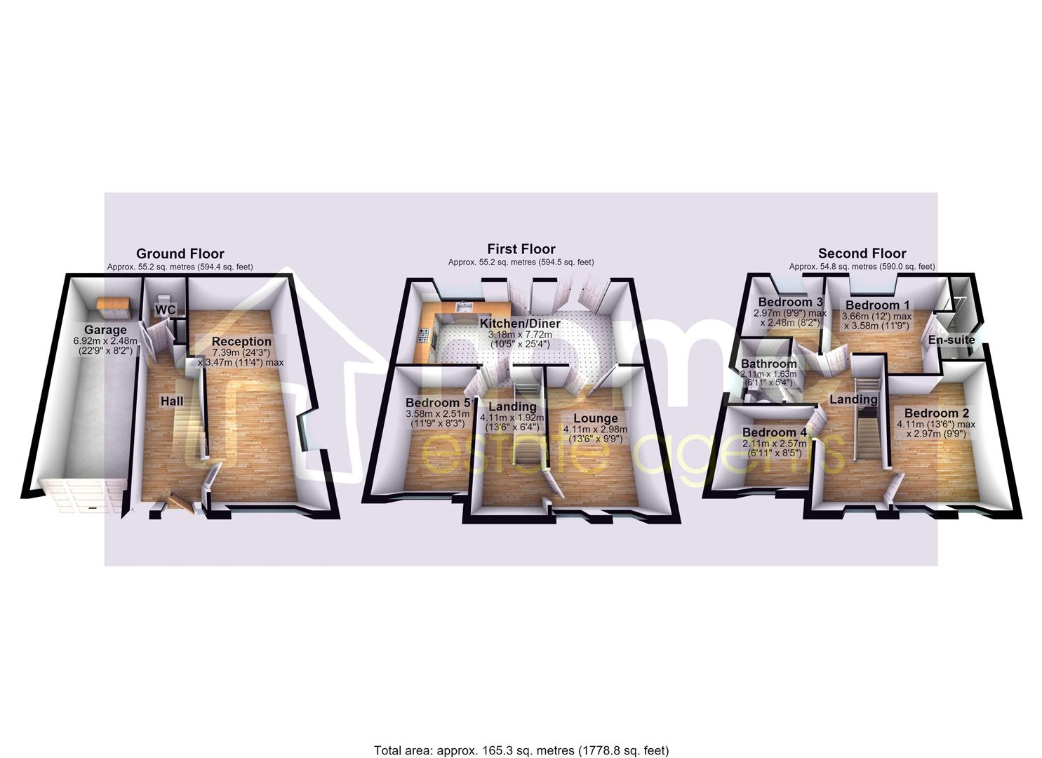 23, Standrick Hill Rise, Stalybridge floorplan