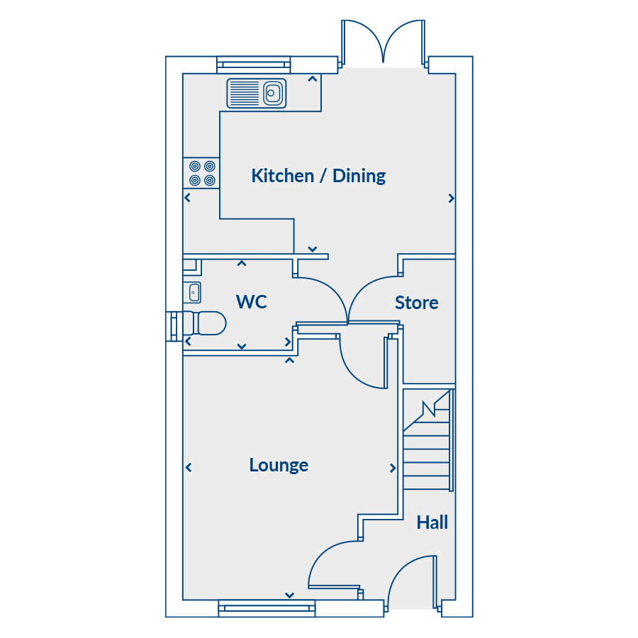 Plot 97, Hartford Street, Heaton, Newcastle Upon Tyne floorplan