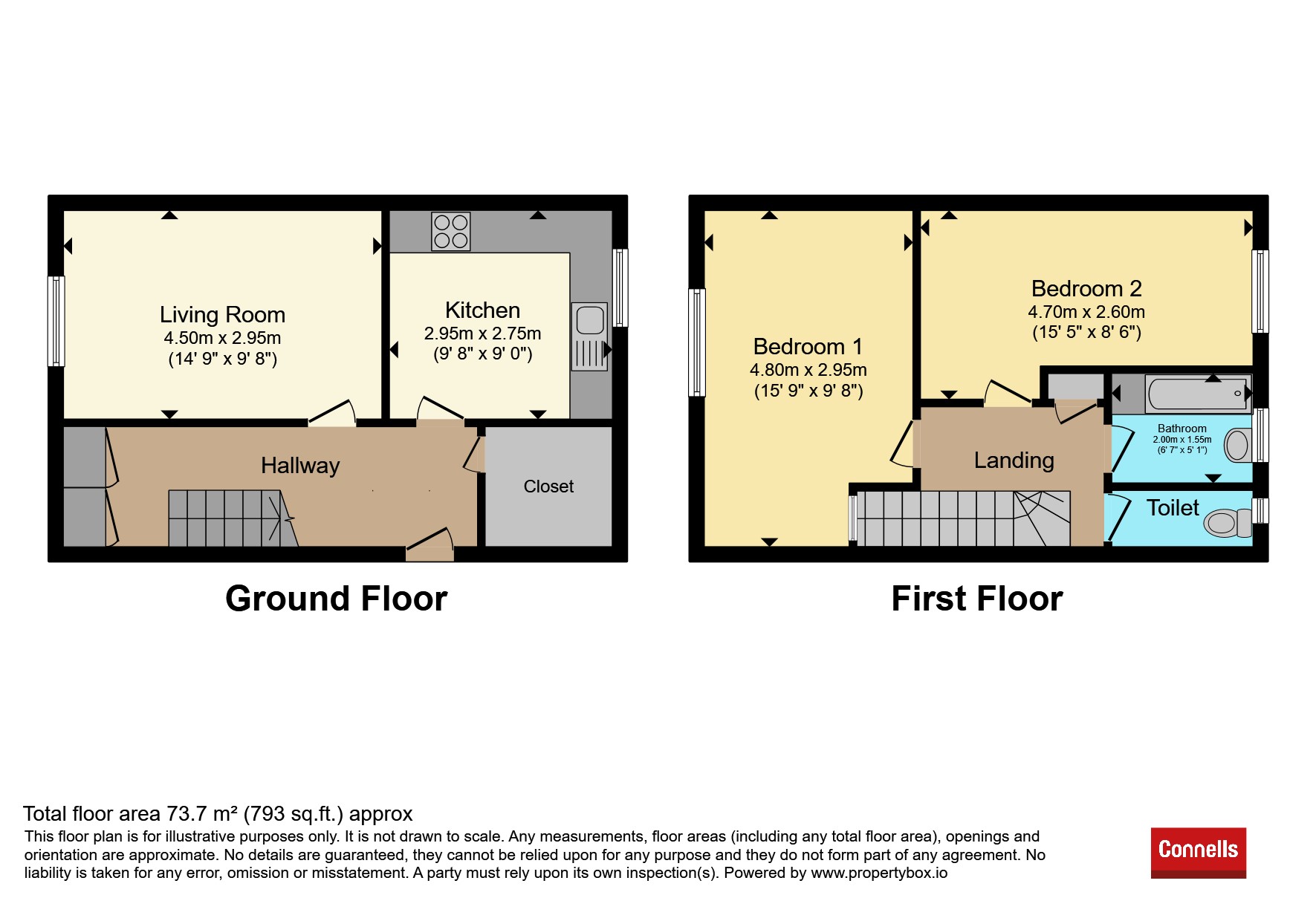 Deal Court, Northampton floorplan