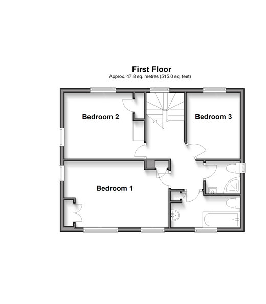 Houghton Lane Bury, Pulborough floorplan