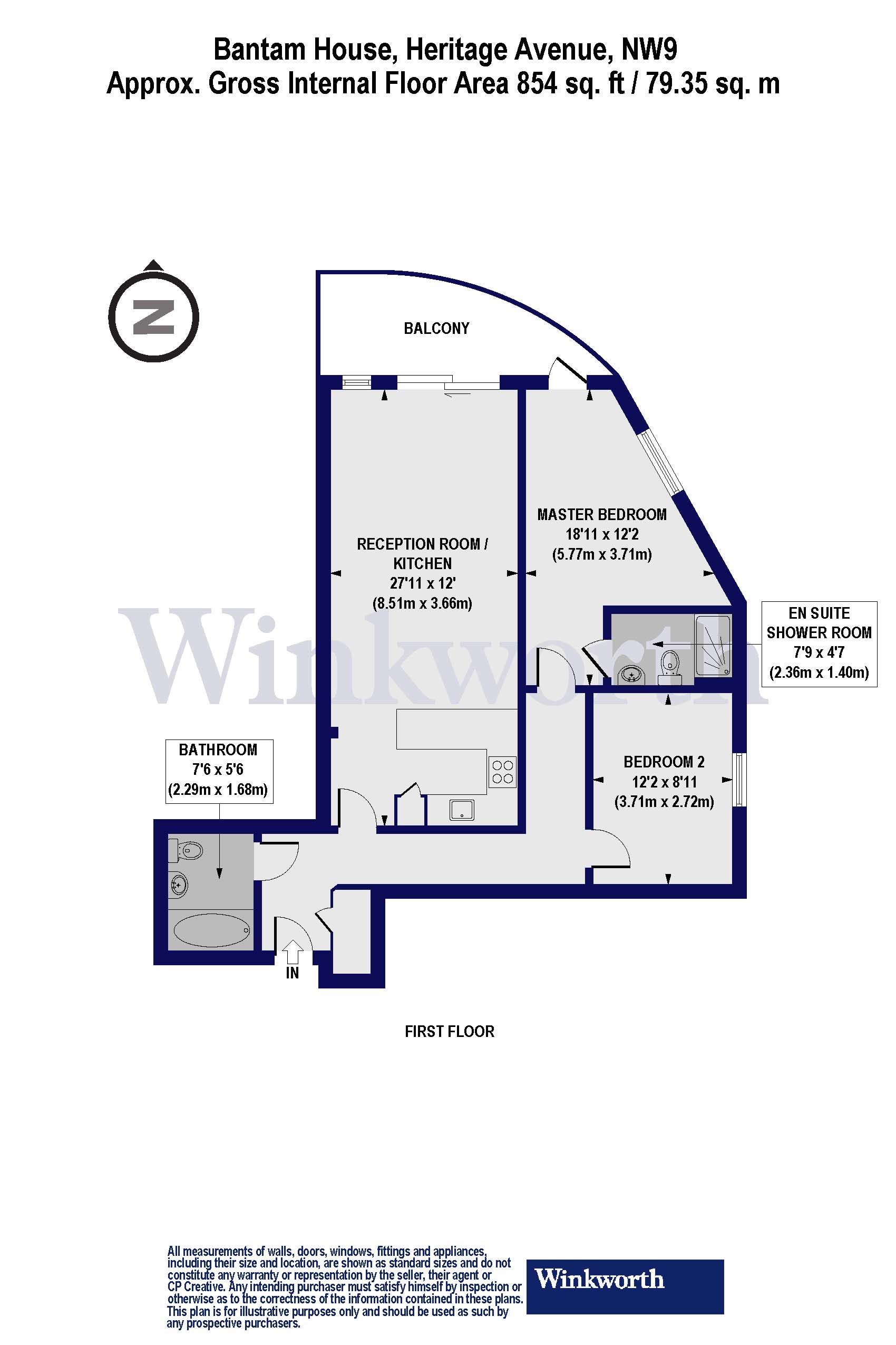 2 Bedrooms Flat to rent in Bantam House, 6 Heritage Avenue, London NW9