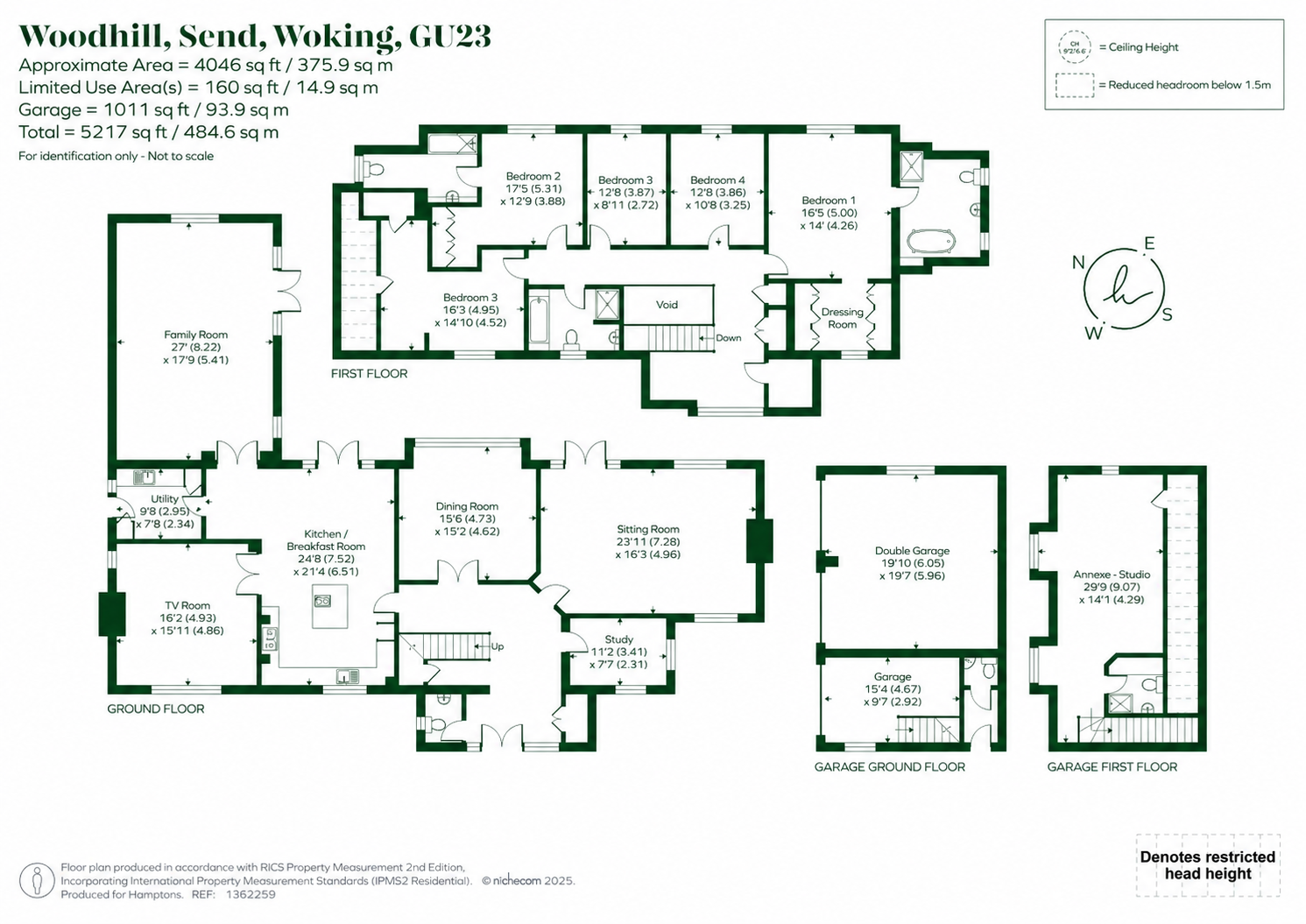 Sendhurst Grange, Woodhill, Woking floorplan