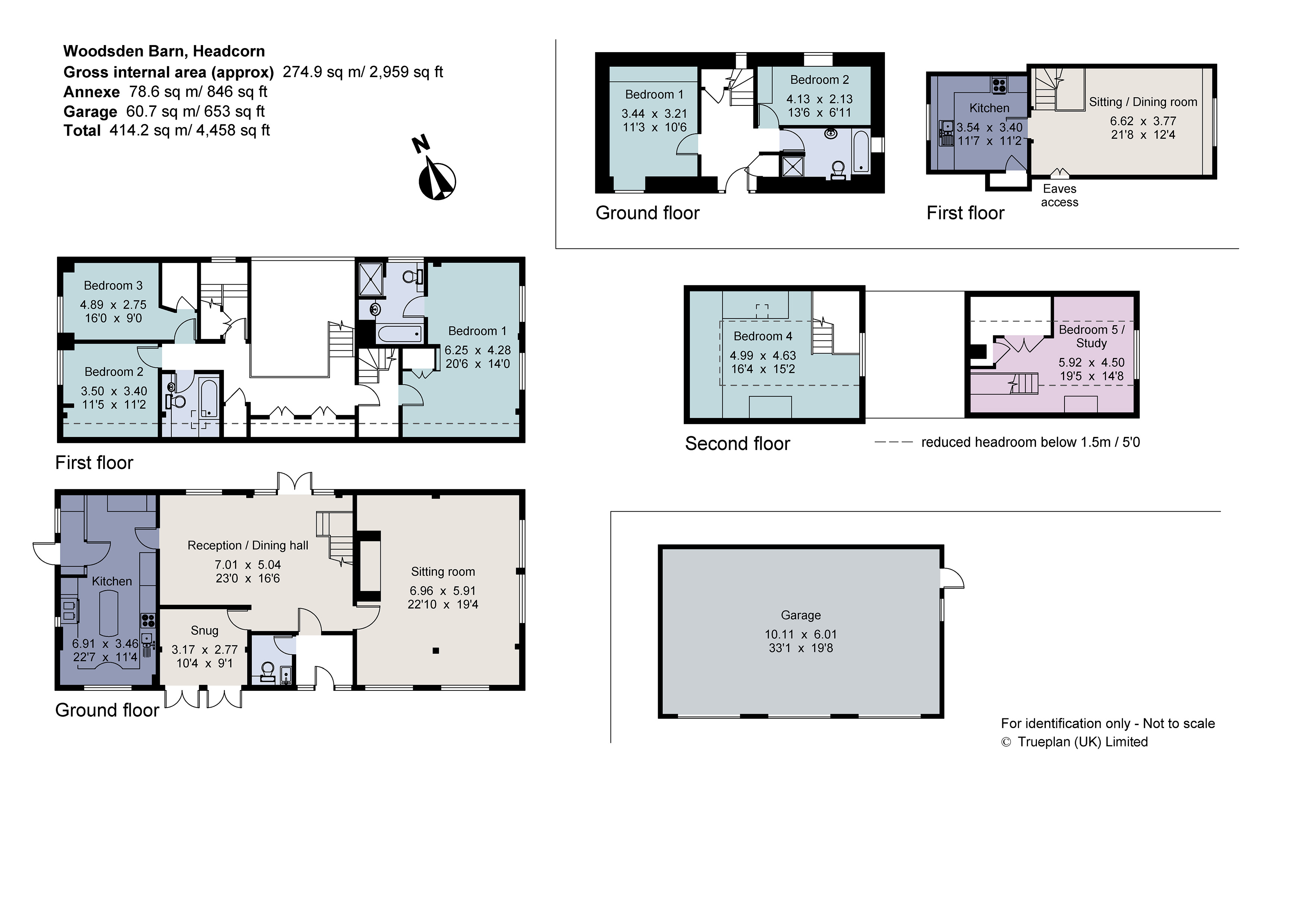 Lenham Road, Headcorn, Ashford, Kent TN27, 5 bedroom detached house for
