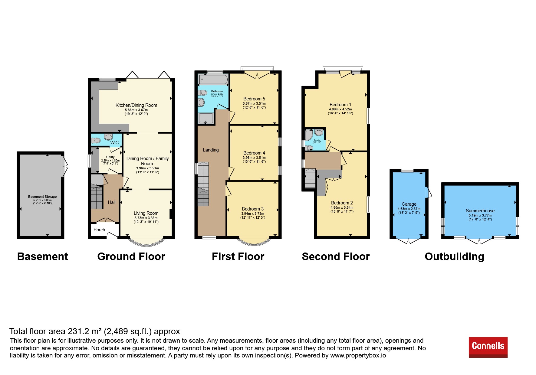 66, Courtney Road, Bristol floorplan