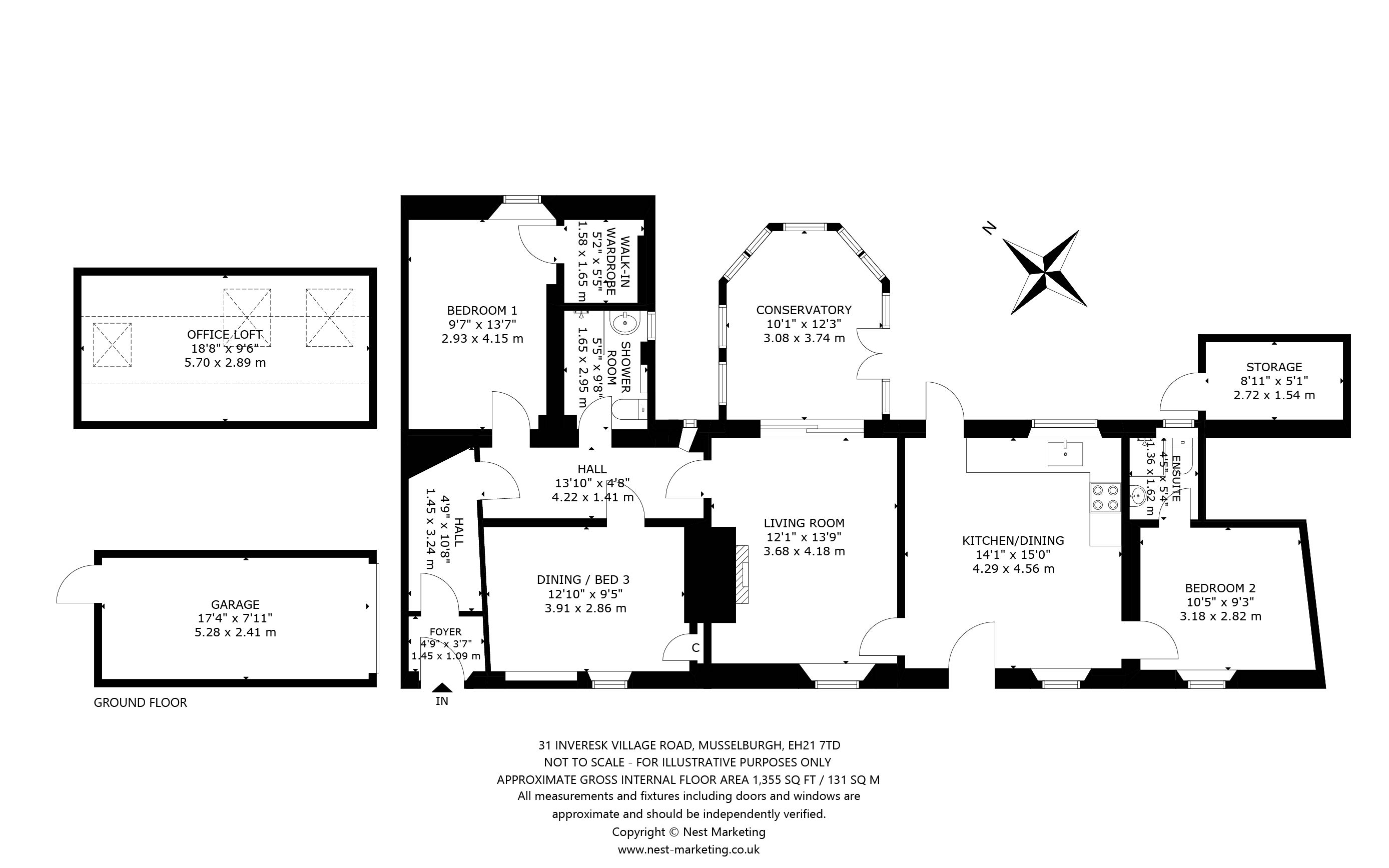 31, Inveresk Village, Musselburgh floorplan