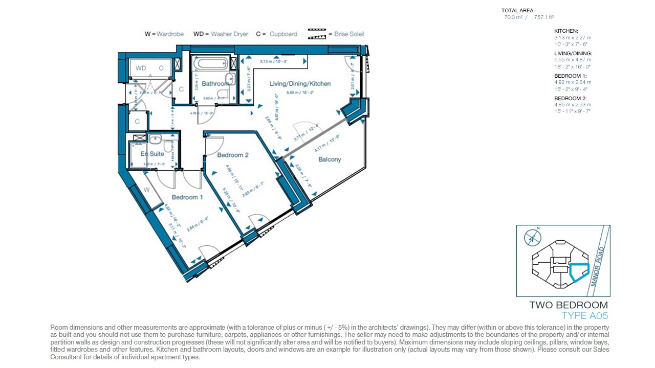 CQ - A.15.05 (Flat 102),, Cerulean Quarter, Canning Town floorplan