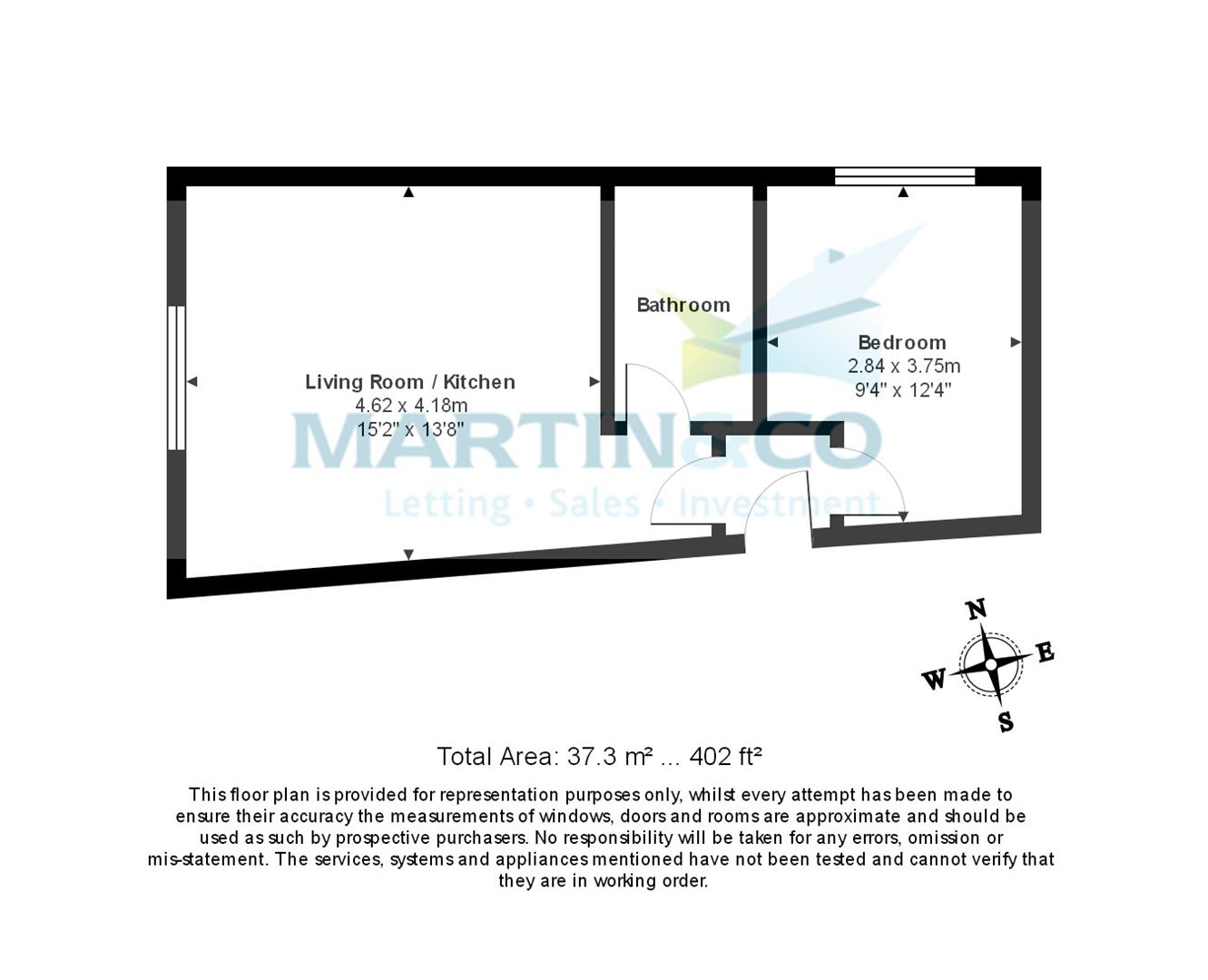 Flat 2 Palais House, Queens Road, Aldershot floorplan