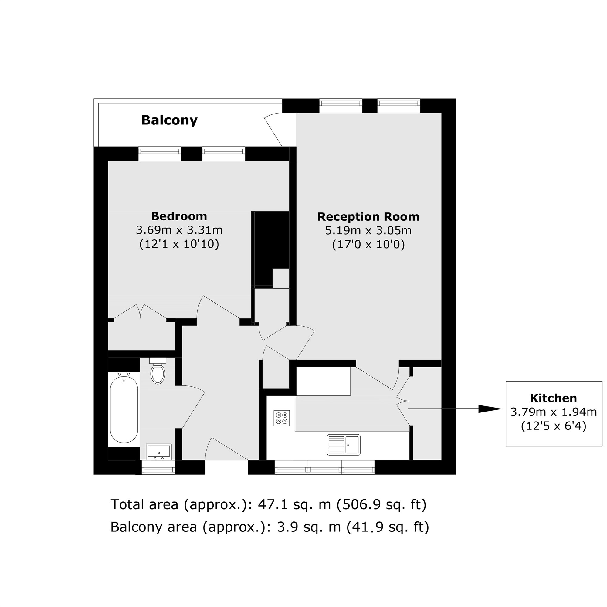 Derbyshire Street, London floorplan