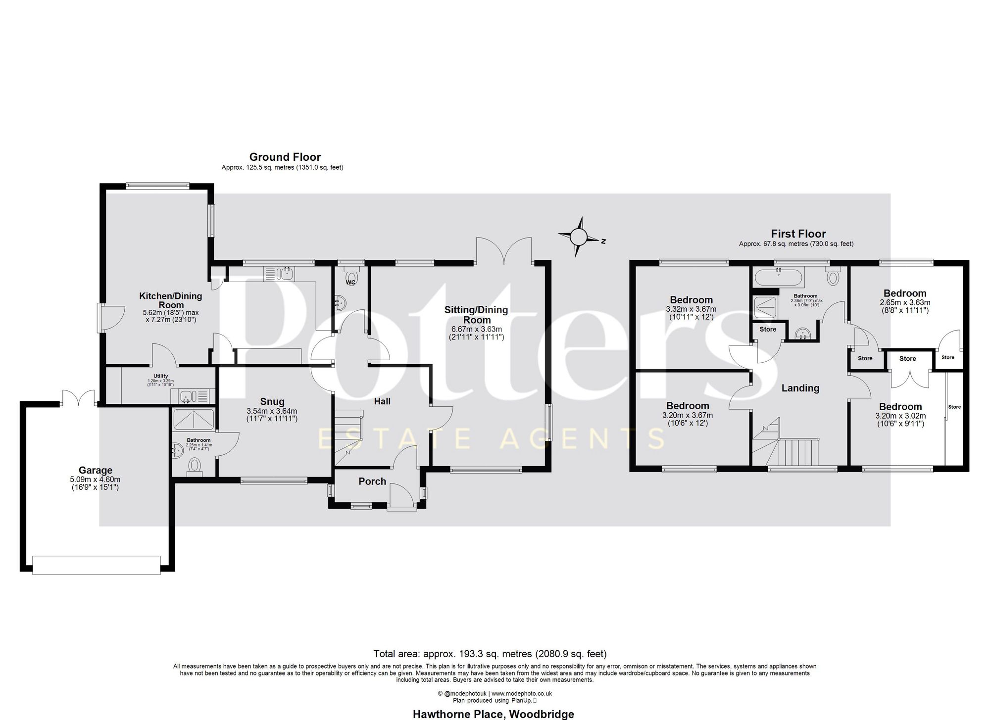 10 Hawthorn Place, Woodbridge floorplan