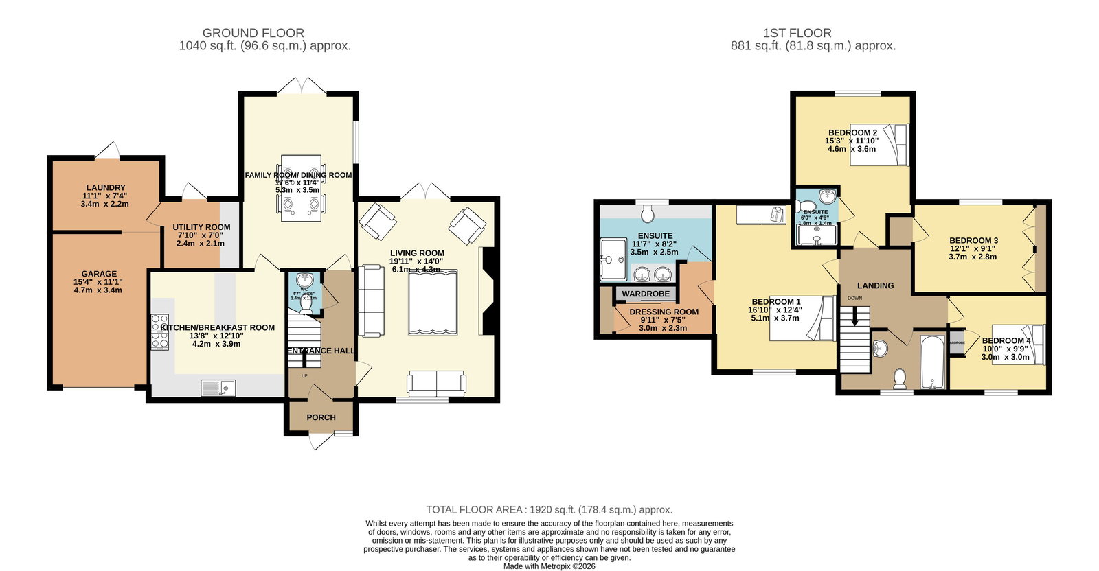 2, Parkview Lane, March floorplan