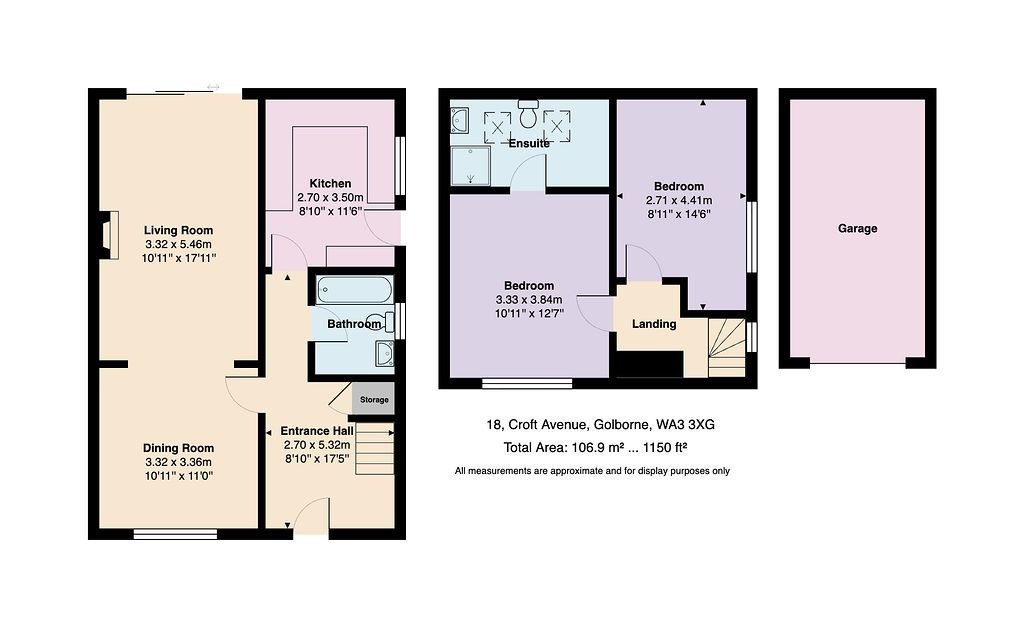 18, Croft Avenue, Warrington floorplan
