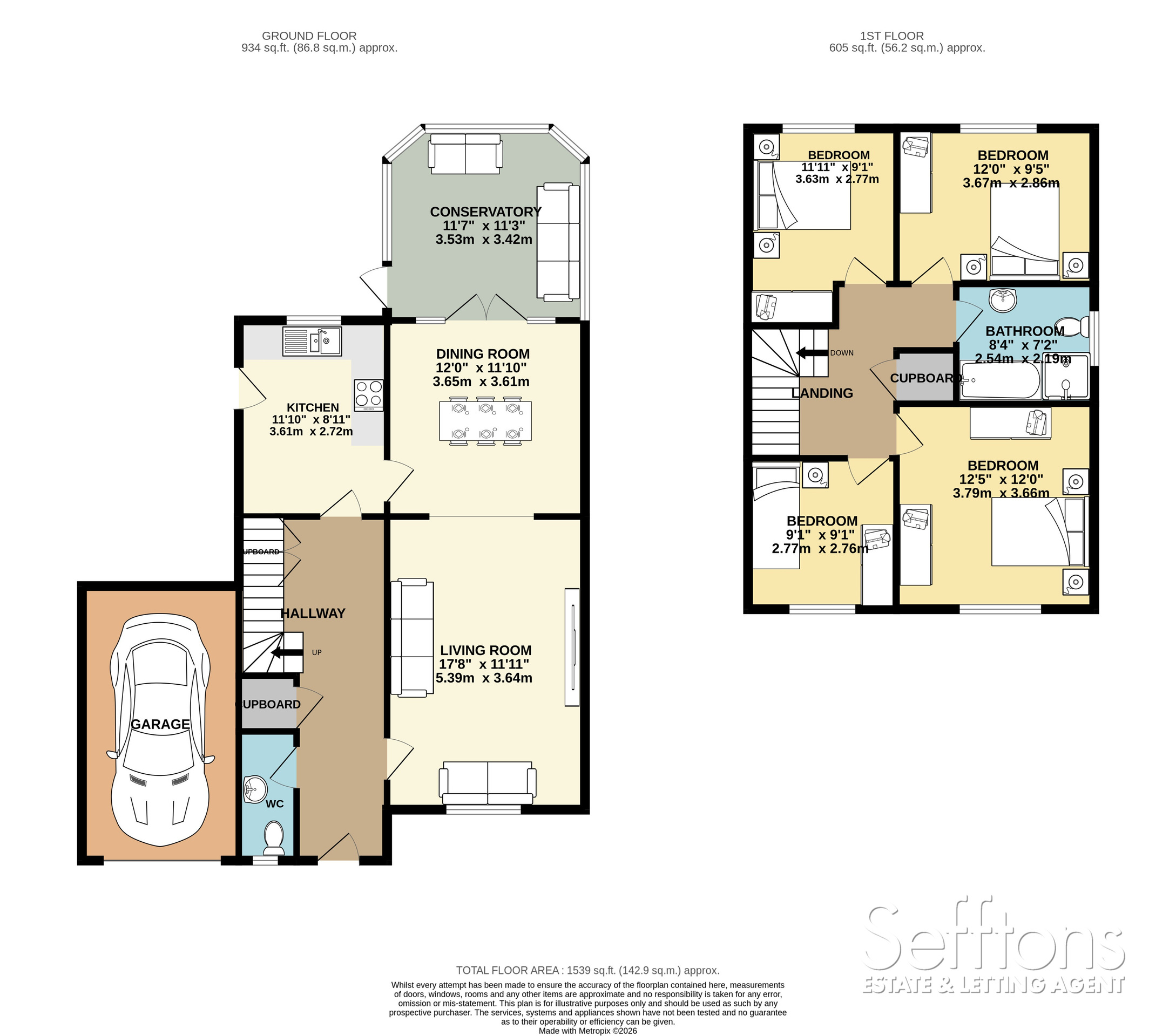 4 Ropes Walk, Norwich floorplan