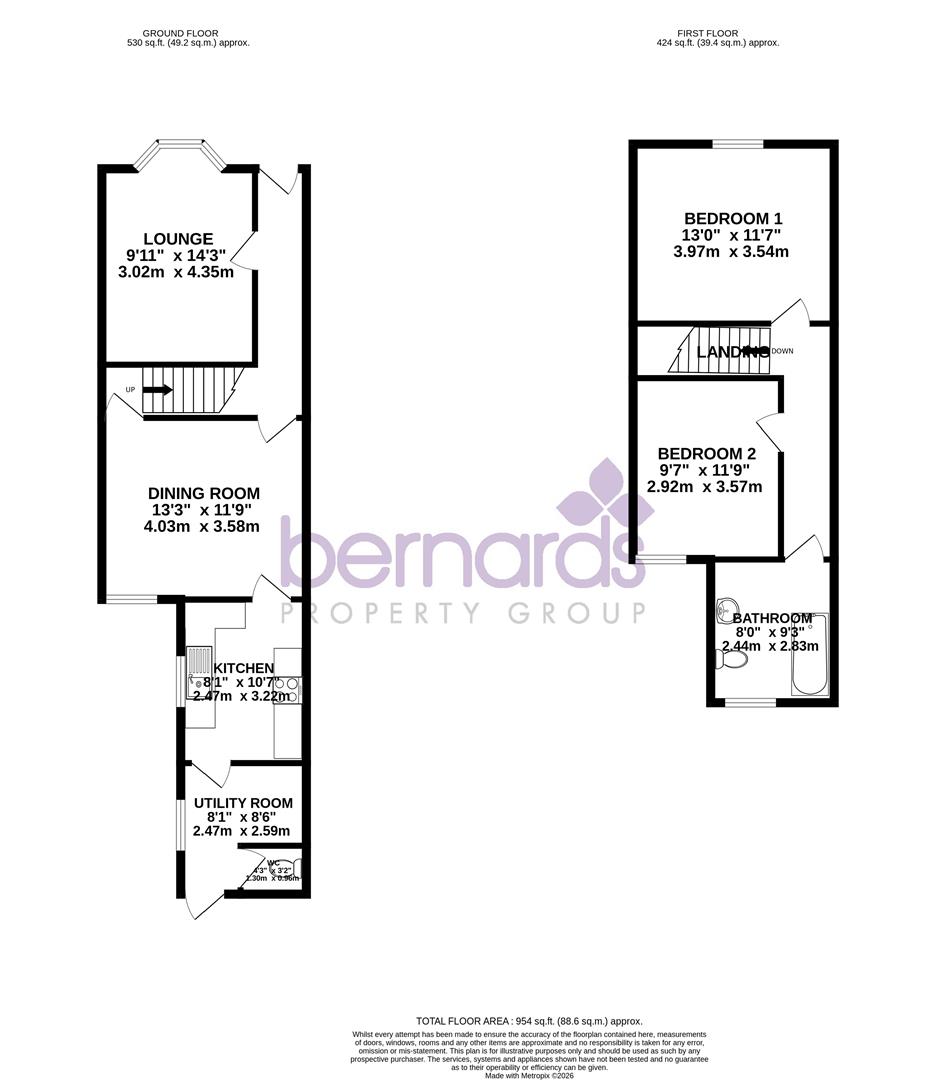 109, Queens Road, Gosport floorplan