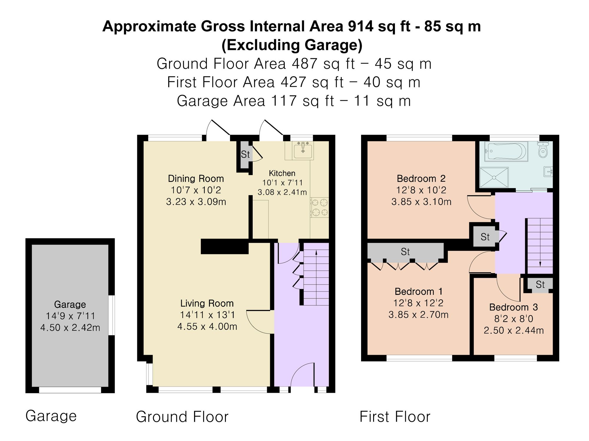 3 Bridgwater Road, Ipswich floorplan