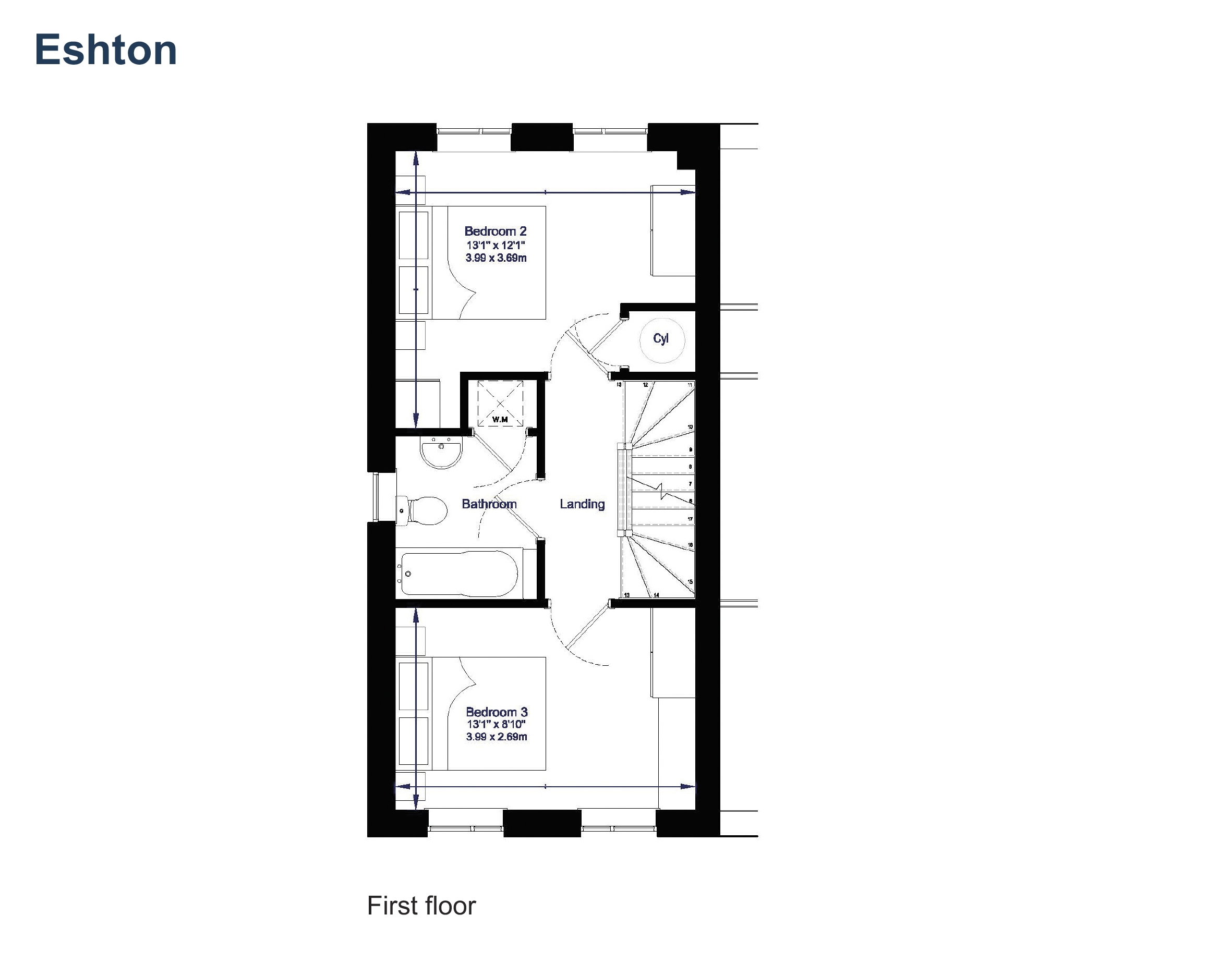The Eshton Plot 77 Watermills,, Livesey Branch Road, Blackburn floorplan